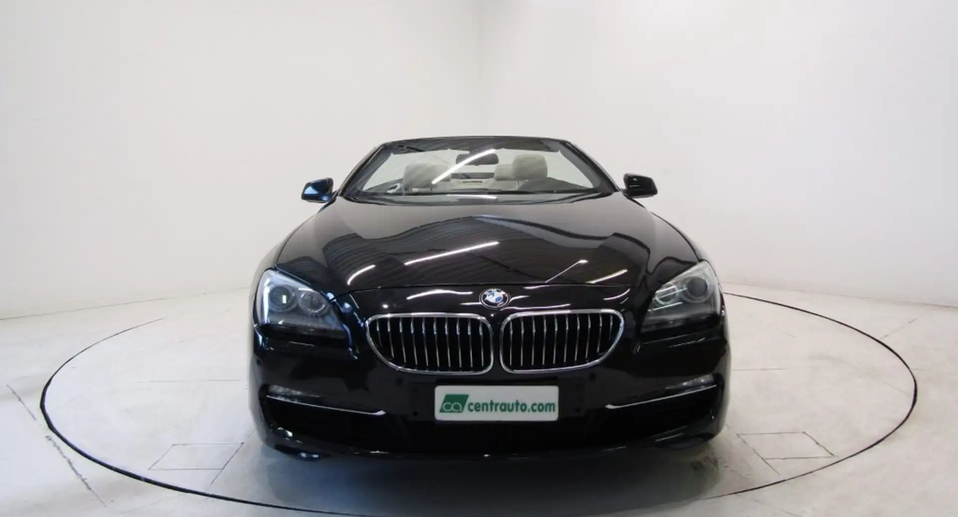 BMW 640 d 3.0 D Cabrio Futura Aut. * PELLE * Nero - 2