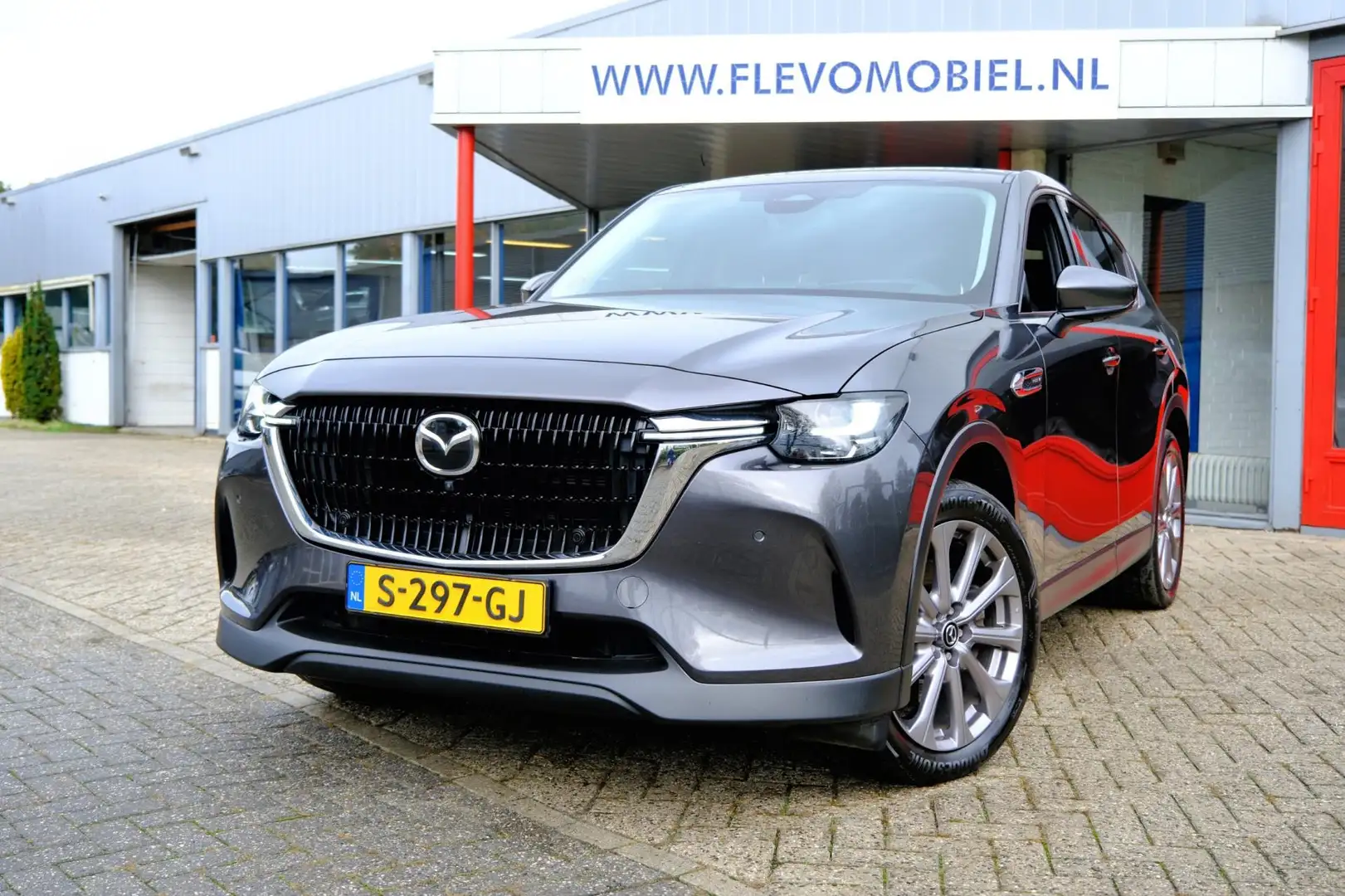 Mazda CX-60 2.5 e-SkyActiv PHEV Exclusive-Line Aut. Leder|LED| Gris - 1