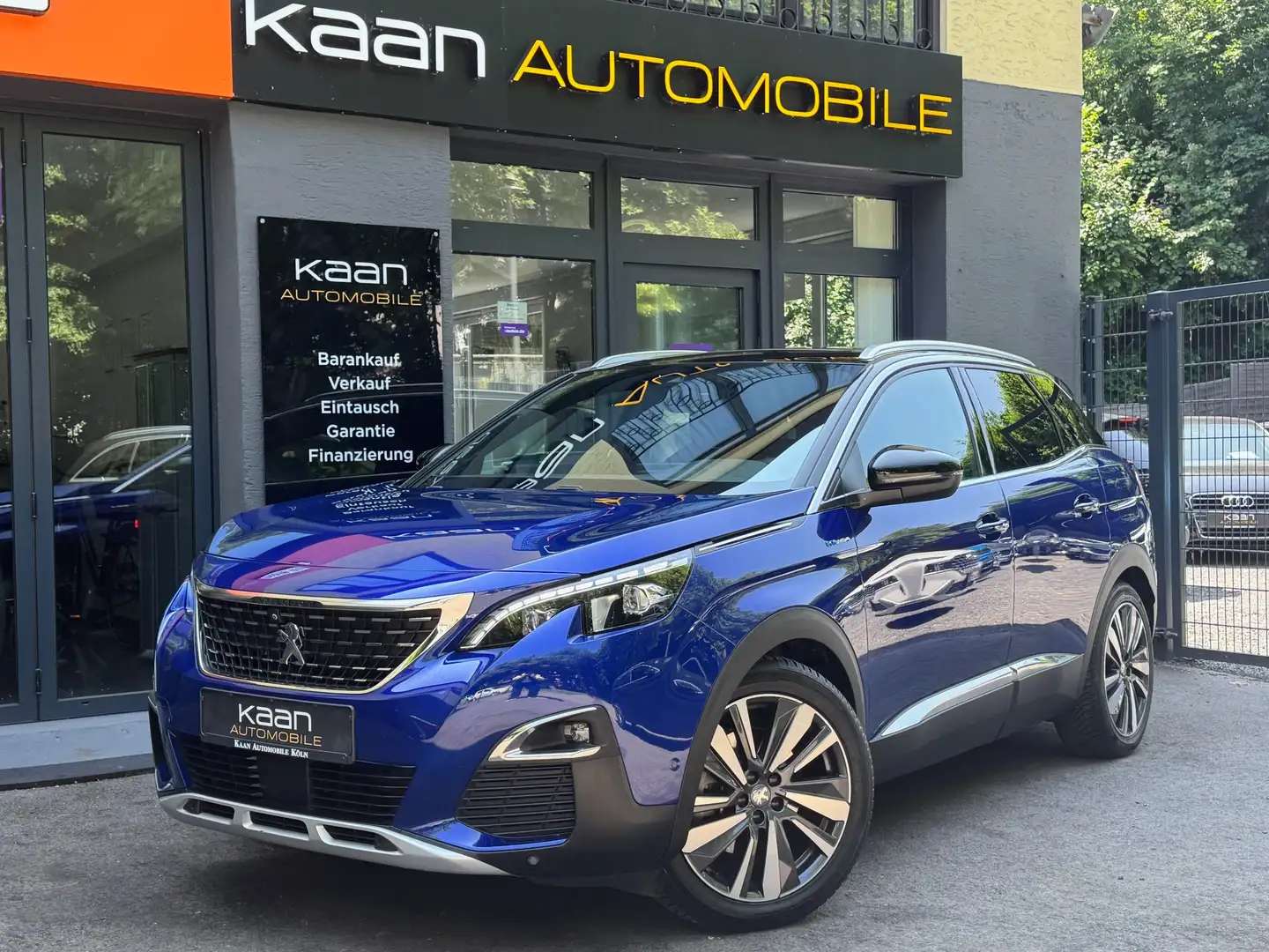 Peugeot 3008 Hybrid4 300 GT/LED/LED/DI-TACHO/360°/PANO/SPUR Blau - 1