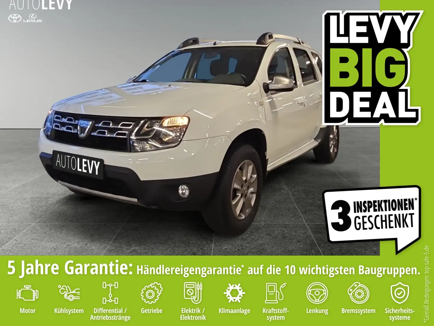 Dacia Duster I 1.5 dCi 110 FAP Celebration Allwetter+BT Weiß - 1