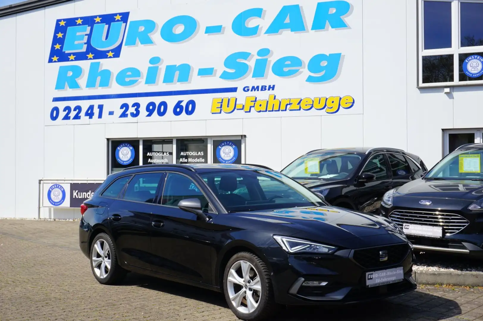 SEAT Leon 1.5 FR AHK Navi Voll-LED Totwinkel 1.Hand! TOP Zwart - 1