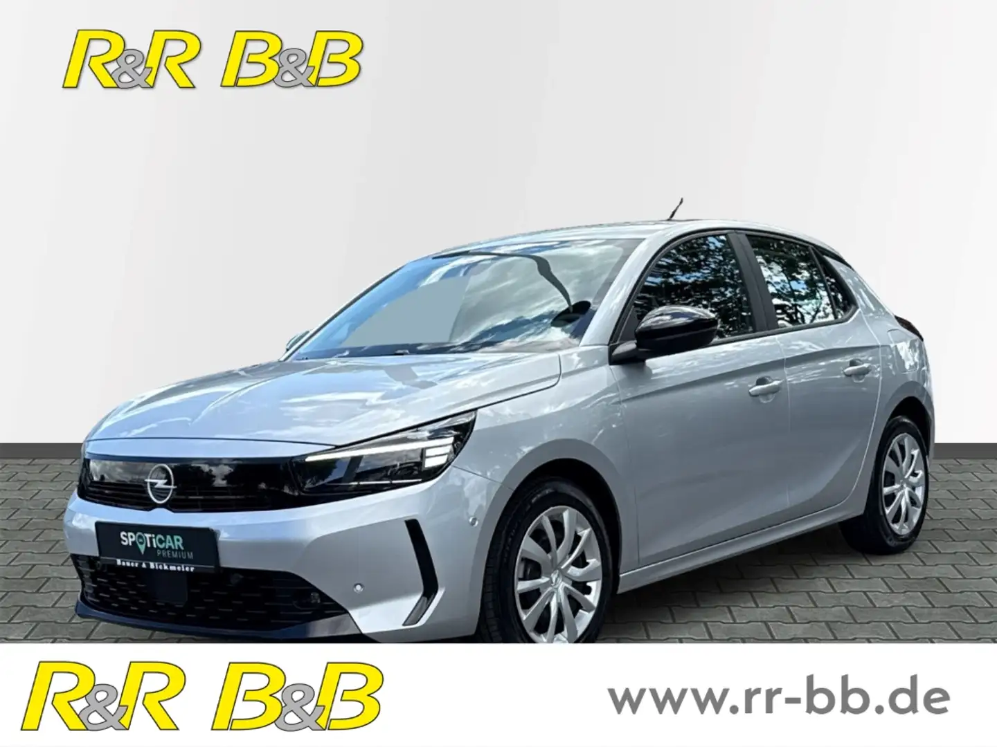 Opel Corsa F Edition 1.2 Turbo SHZ+CARPLAY+DAB+KAMERA+PDC+LED Argent - 1