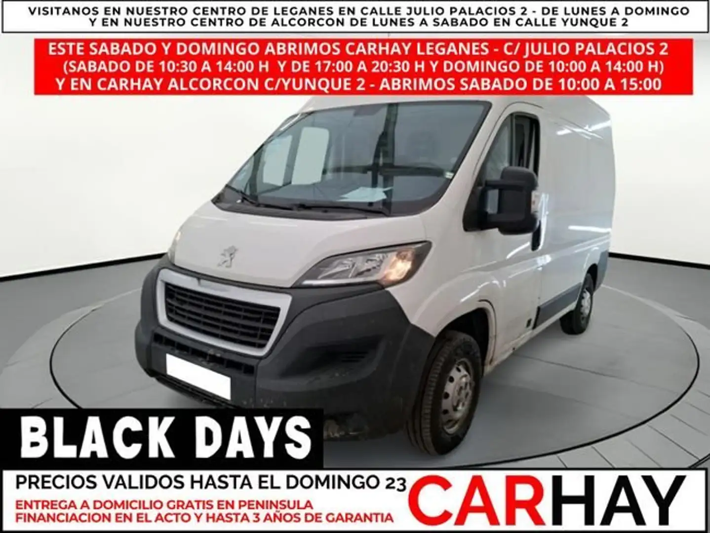 Peugeot Boxer FURGÓN 2.0 BLUEHDI 110 PREMIUM 330 L1H2 Blanc - 1