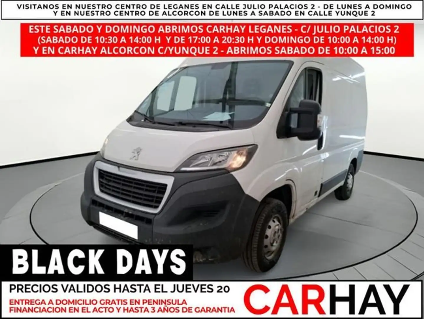 Peugeot Boxer FURGÓN 2.0 BLUEHDI 110 PREMIUM 330 L1H2 Weiß - 1