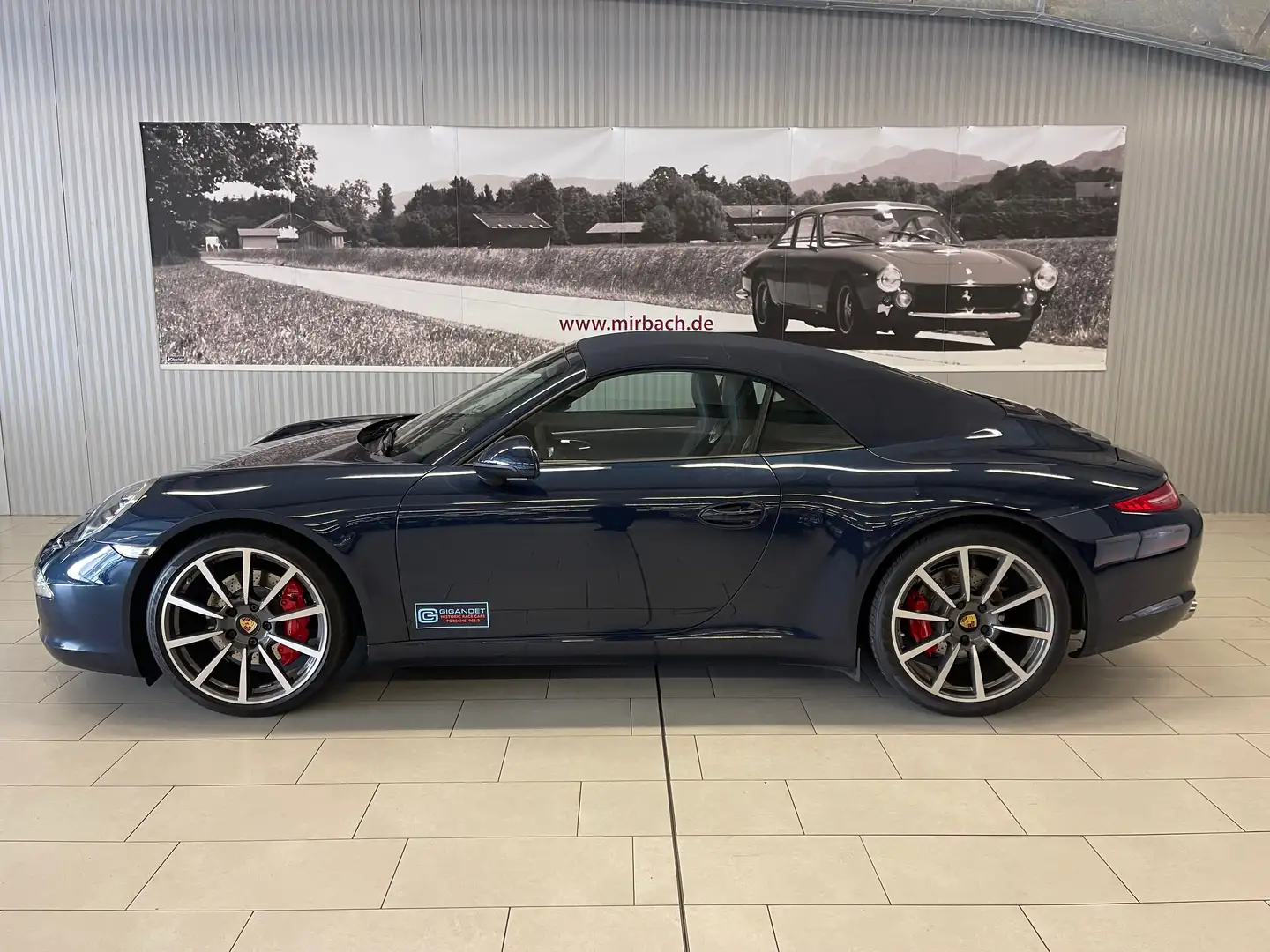 Porsche 991 Carrera S Cabriolet Niebieski - 2