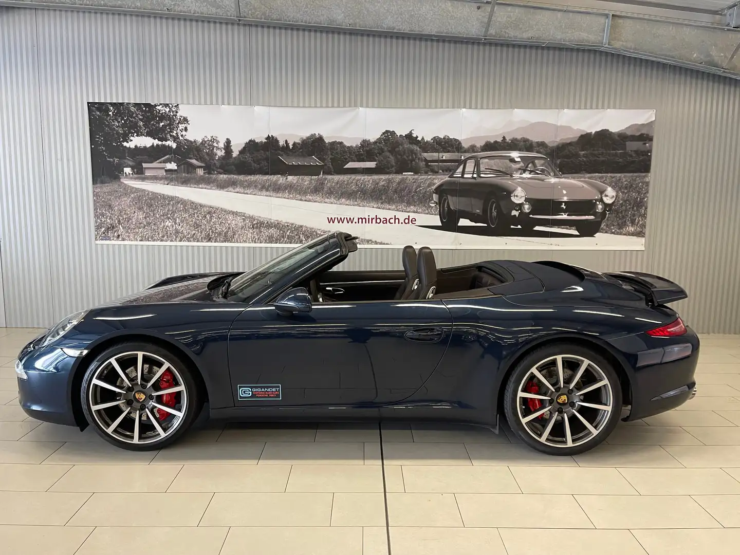 Porsche 991 Carrera S Cabriolet Niebieski - 1