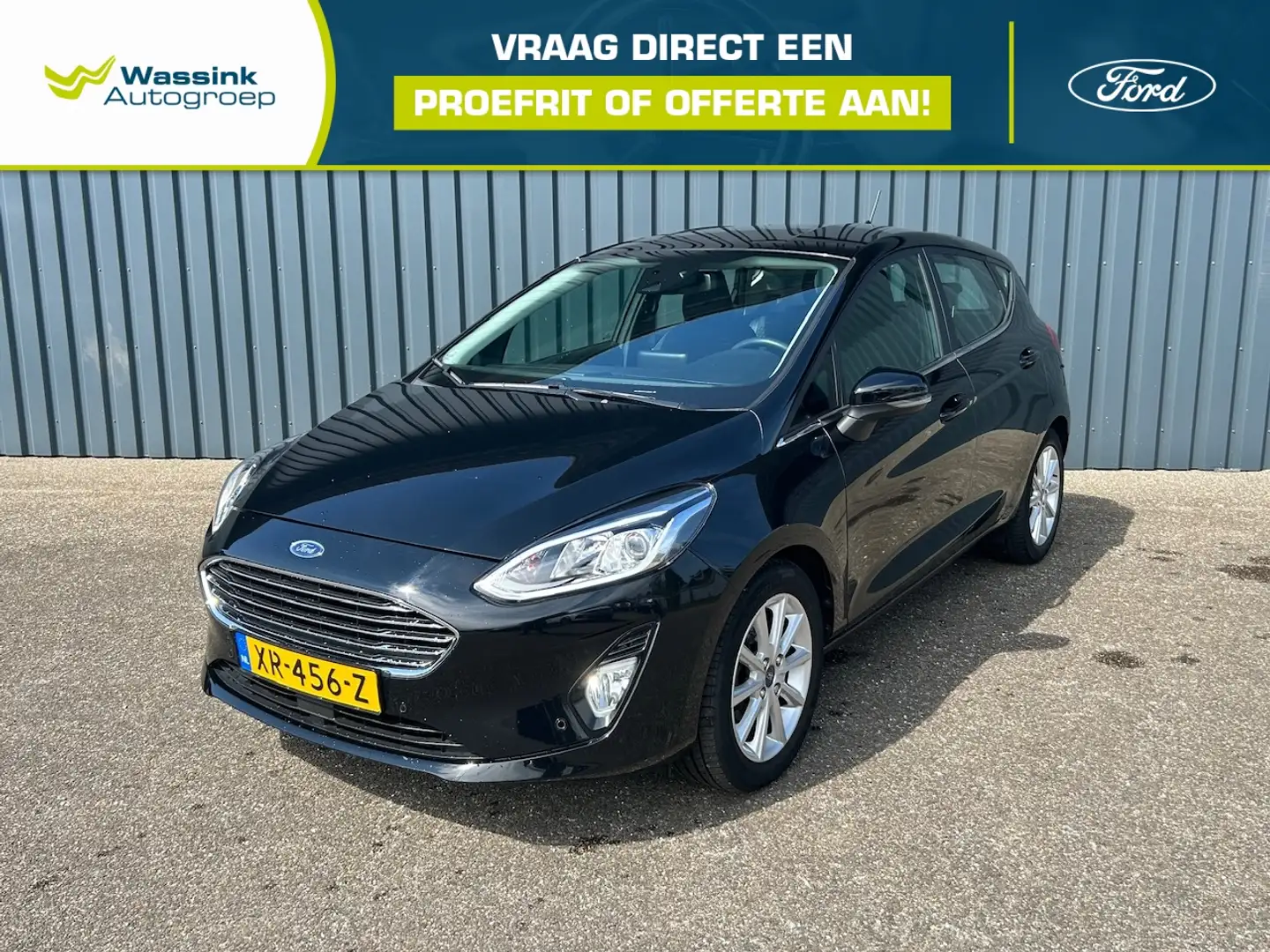 Ford Fiesta 5-deurs Titanium 100pk I Adaptive Cruise Control I Zwart - 1