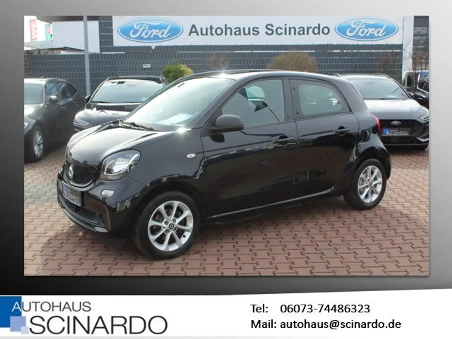 smart forFour ForFour EQ electricDrive 17,6 kWh*NAVI*Tempomat* Schwarz - 1