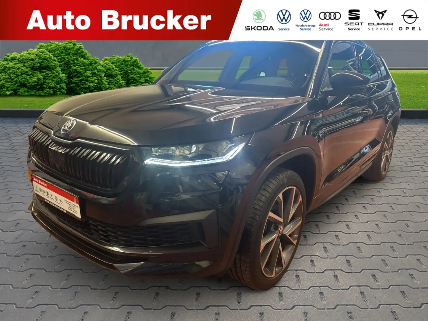 Skoda Kodiaq Sportline 4x4+Anhängerkupplung+el.Panoramadach+Nav Negro - 1