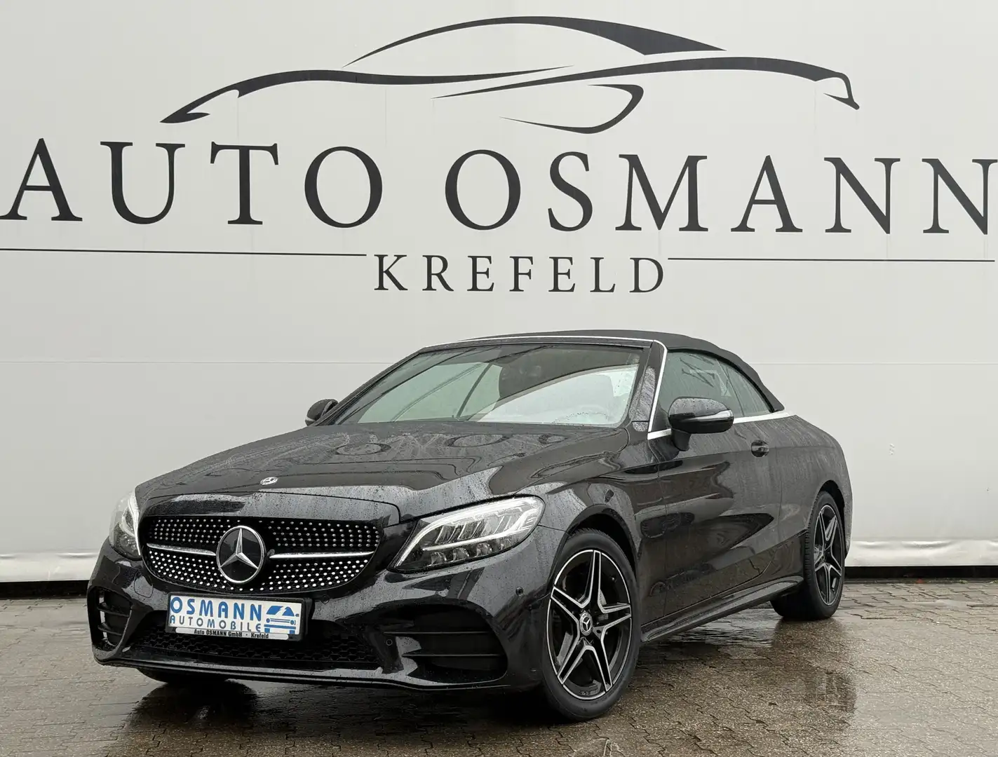 Mercedes-Benz C 180 Cabrio 9G-TRONIC AMG Line |Digital Display Zwart - 1