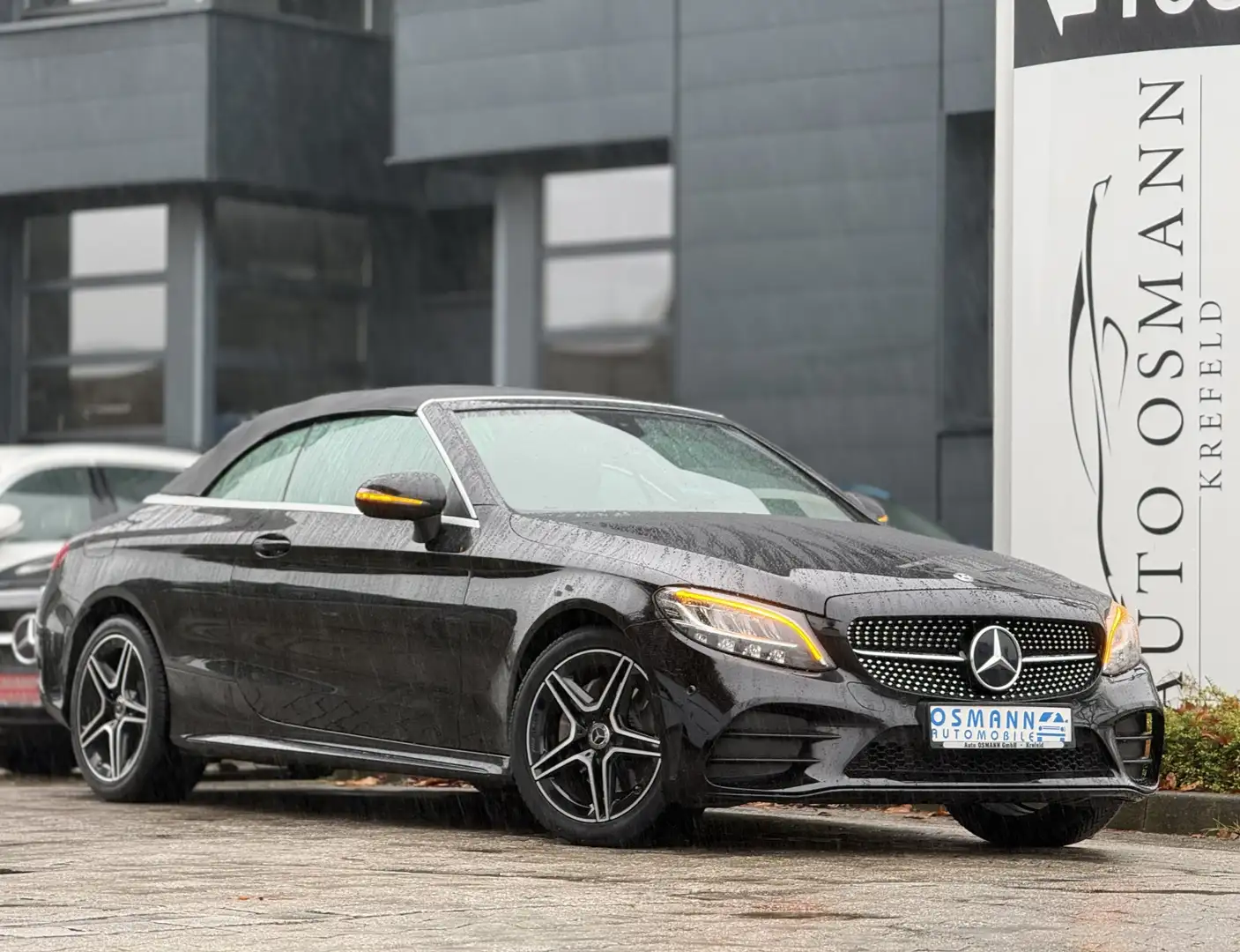 Mercedes-Benz C 180 Cabrio 9G-TRONIC AMG Line |Digital Display Schwarz - 2