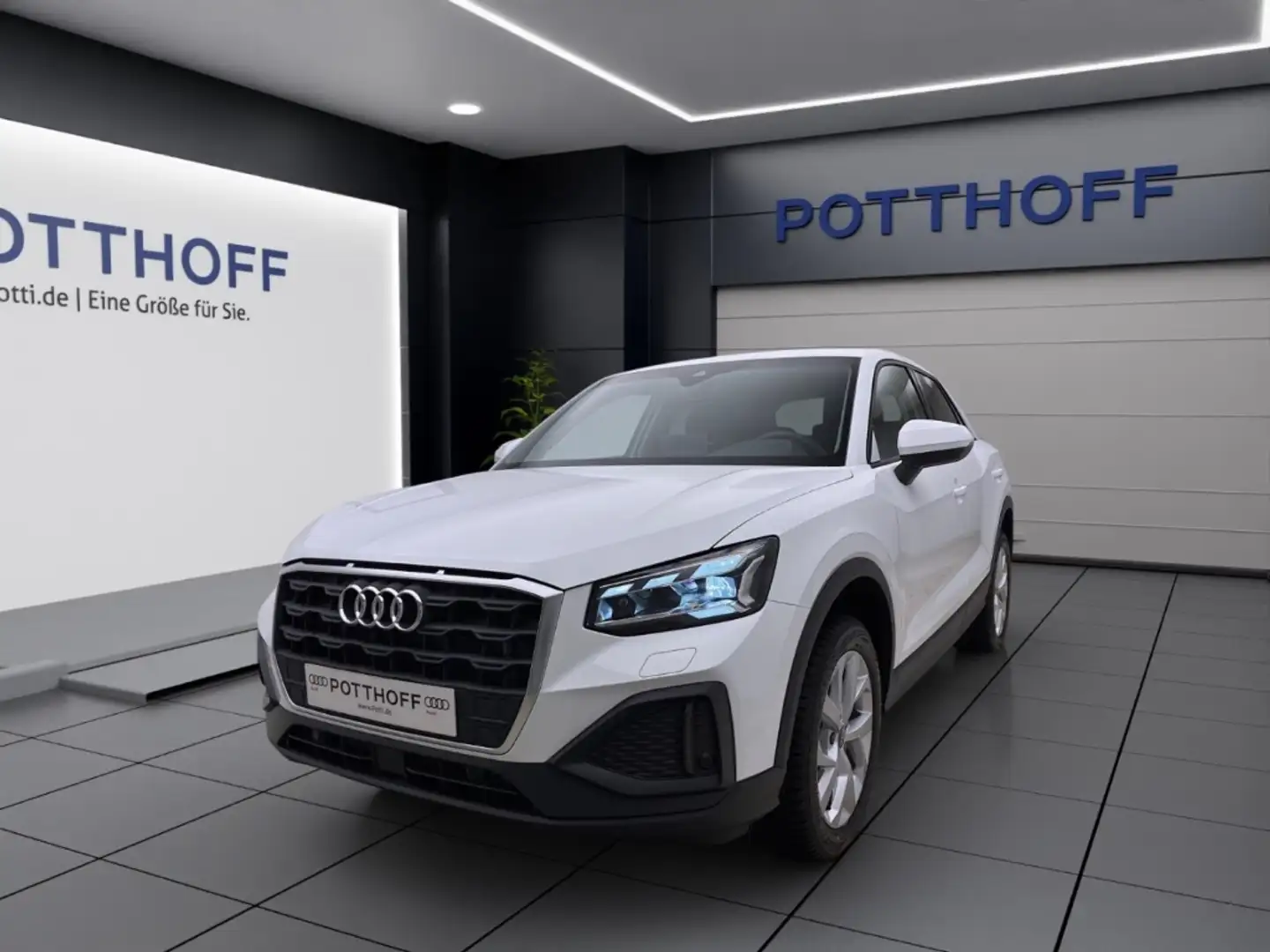 Audi Q2 30 TDI AHK MATRIX KAMERA NAVI PDC Weiß - 1