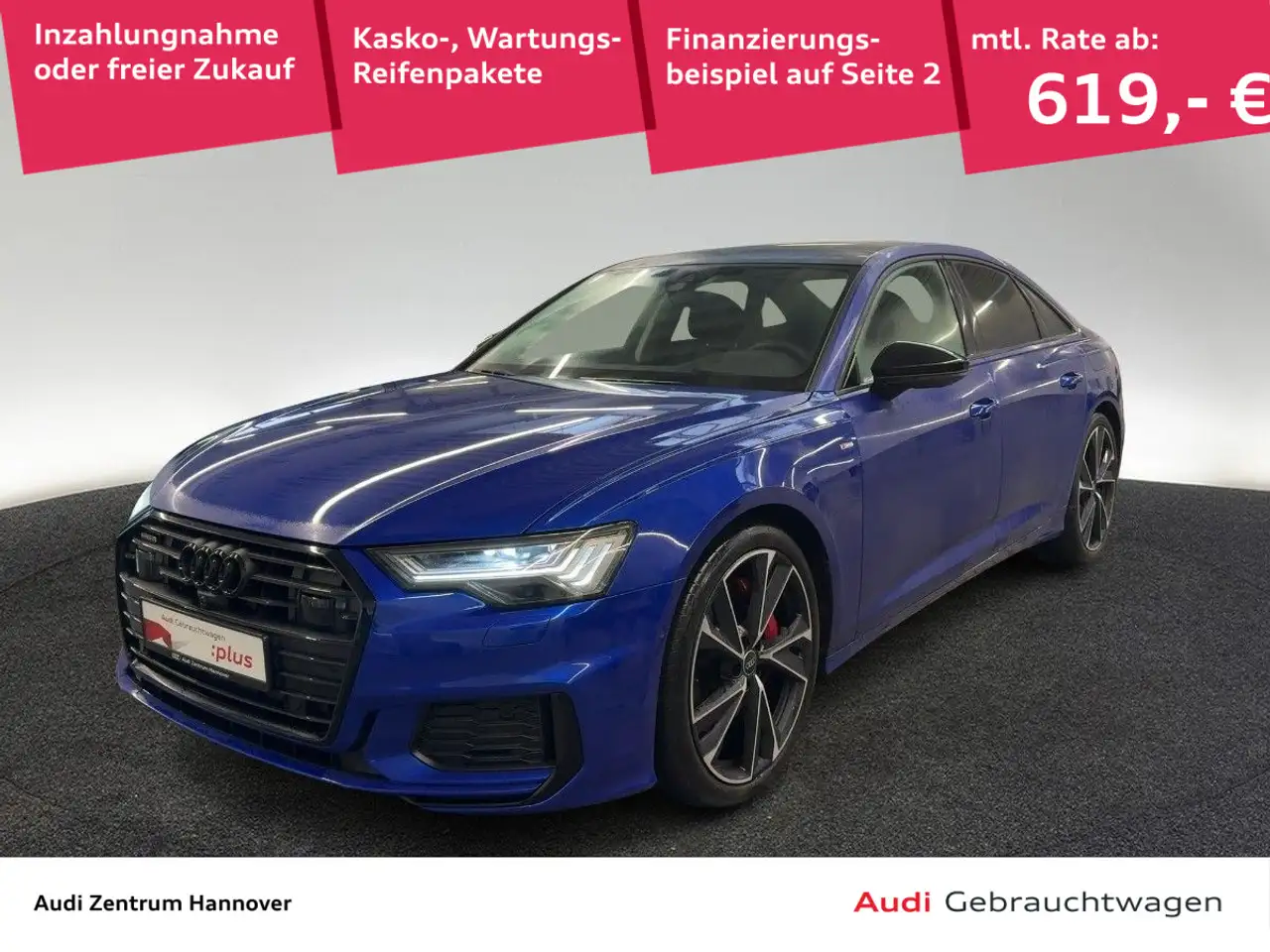 Audi A6 55 TFSI e quattro virtual Head-Up-P