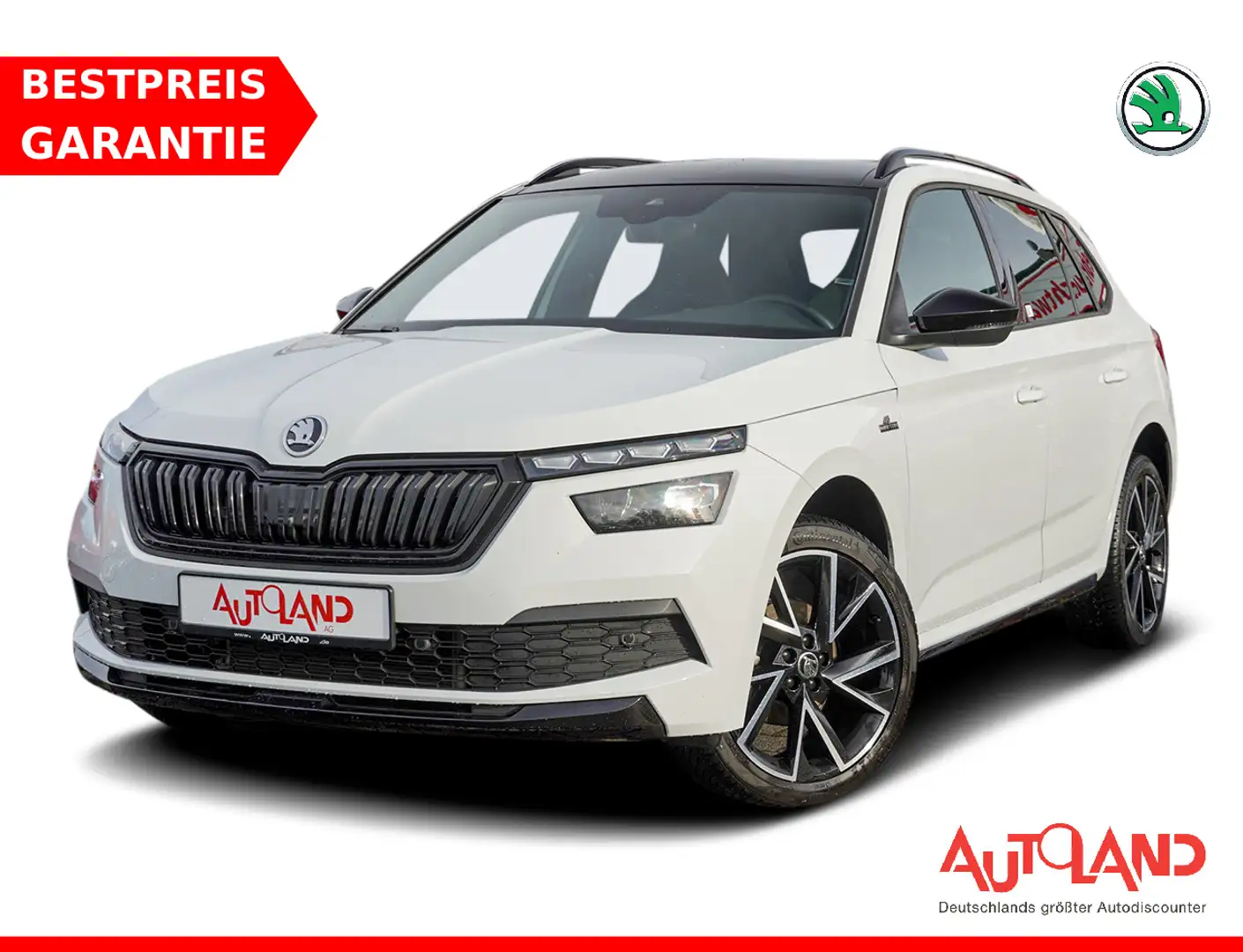 Skoda Kamiq 1.5 TSI DSG Monte Carlo LED Navi Kamera Alb - 1