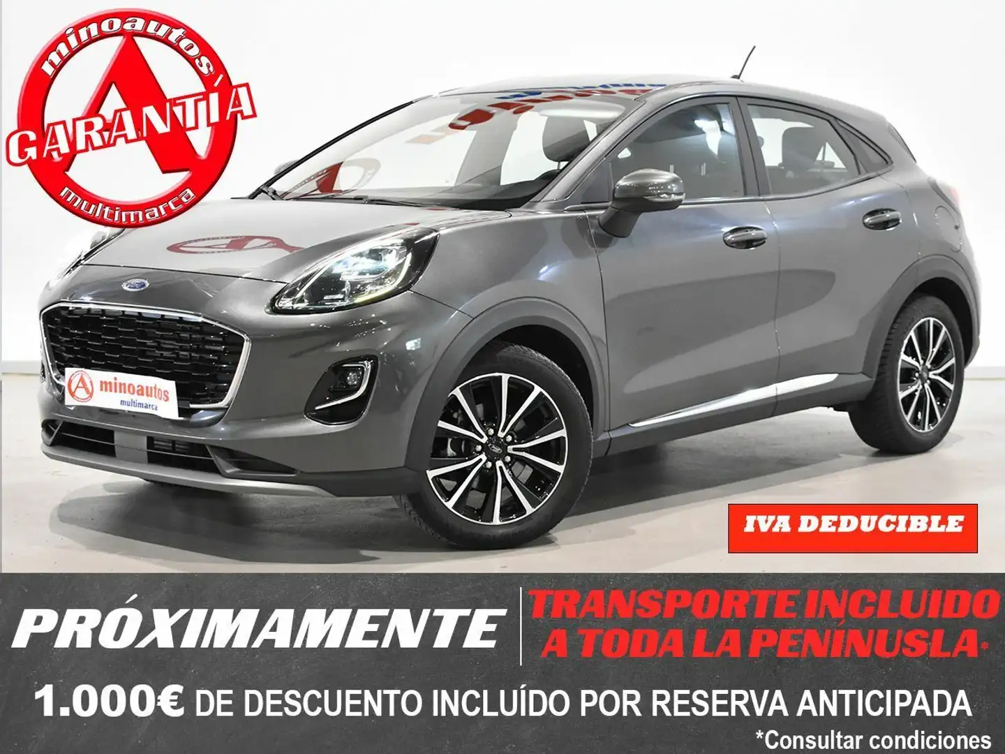 Ford Puma 1.0 ECOBOOST 125 CV S&S TITANIUM Gris - 1