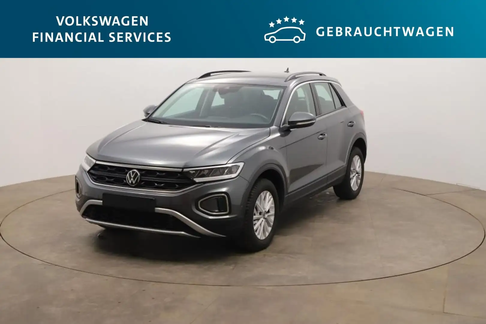 Volkswagen T-Roc 1.0 TSI AHK*Klima*Tempo*PDC Grau - 1