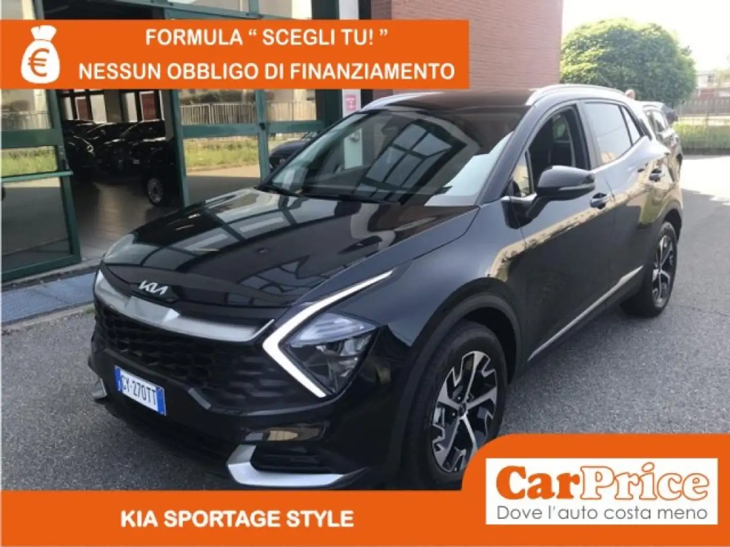 Kia Sportage 1.6 T-GDI HEV 215CV 2WD Aut. Style Nero - 1