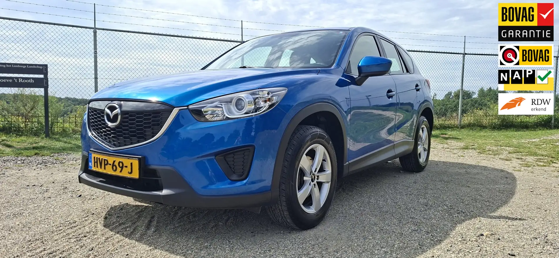 Mazda CX-5 2.0 Skylease 2WD, 100% onderhouden/trekhaak/cruise Blauw - 1