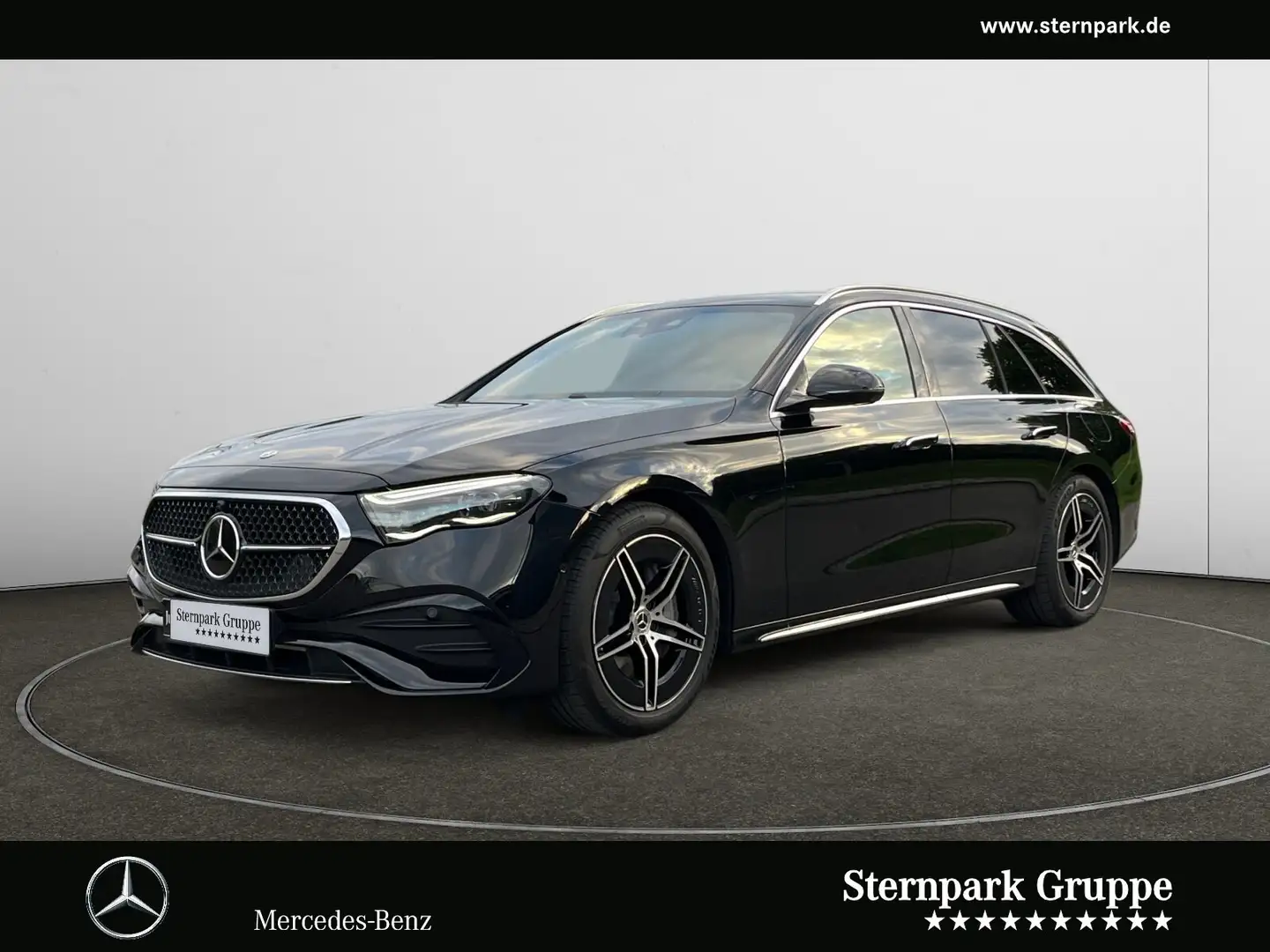 Mercedes-Benz E 300 E 300 de T AMG +Super+Pano+AHK+FAP+Bur+HuD+360°+ Zwart - 1