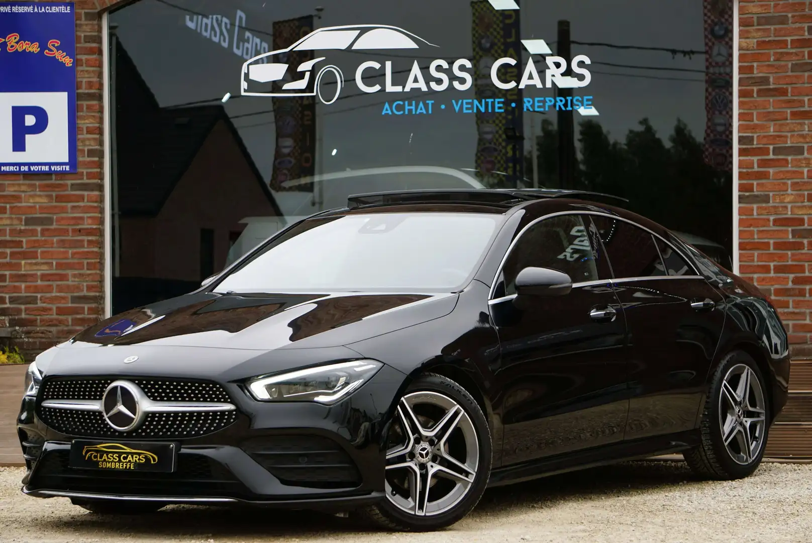 Mercedes-Benz CLA 180 d PACK AMG PANO MULTIBEAM CAM MOTEUR MERCEDES 6d Schwarz - 1