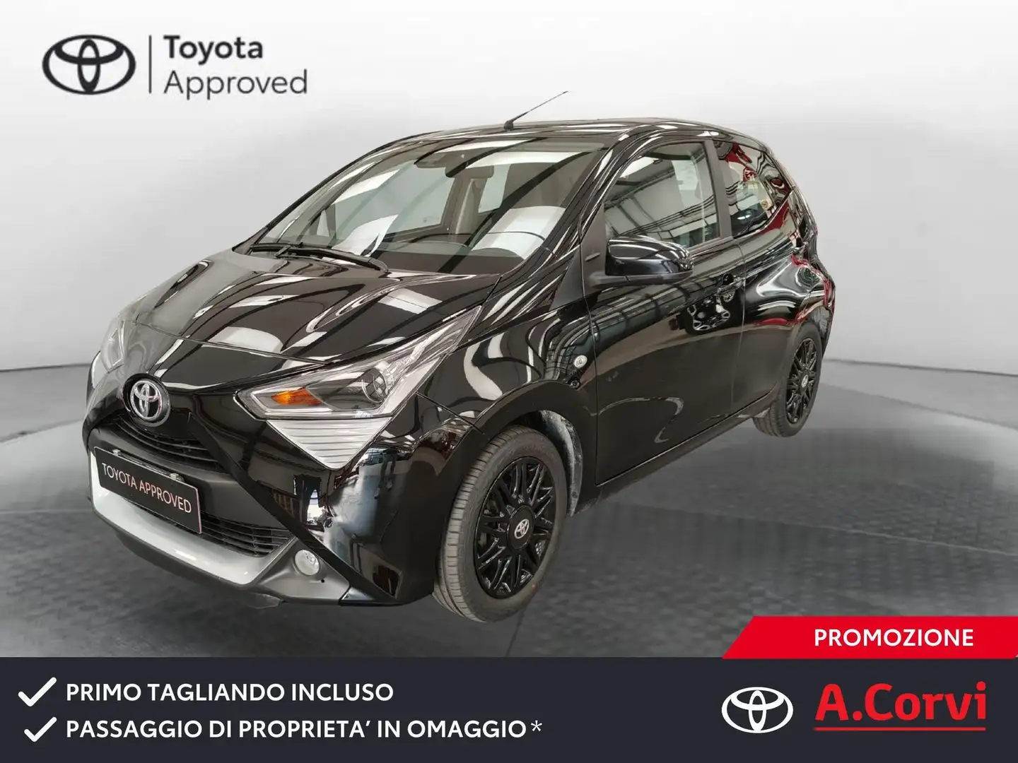Toyota Aygo Aygo Connect 1.0 VVT-i 72 CV 5 porte x-play Zwart - 1