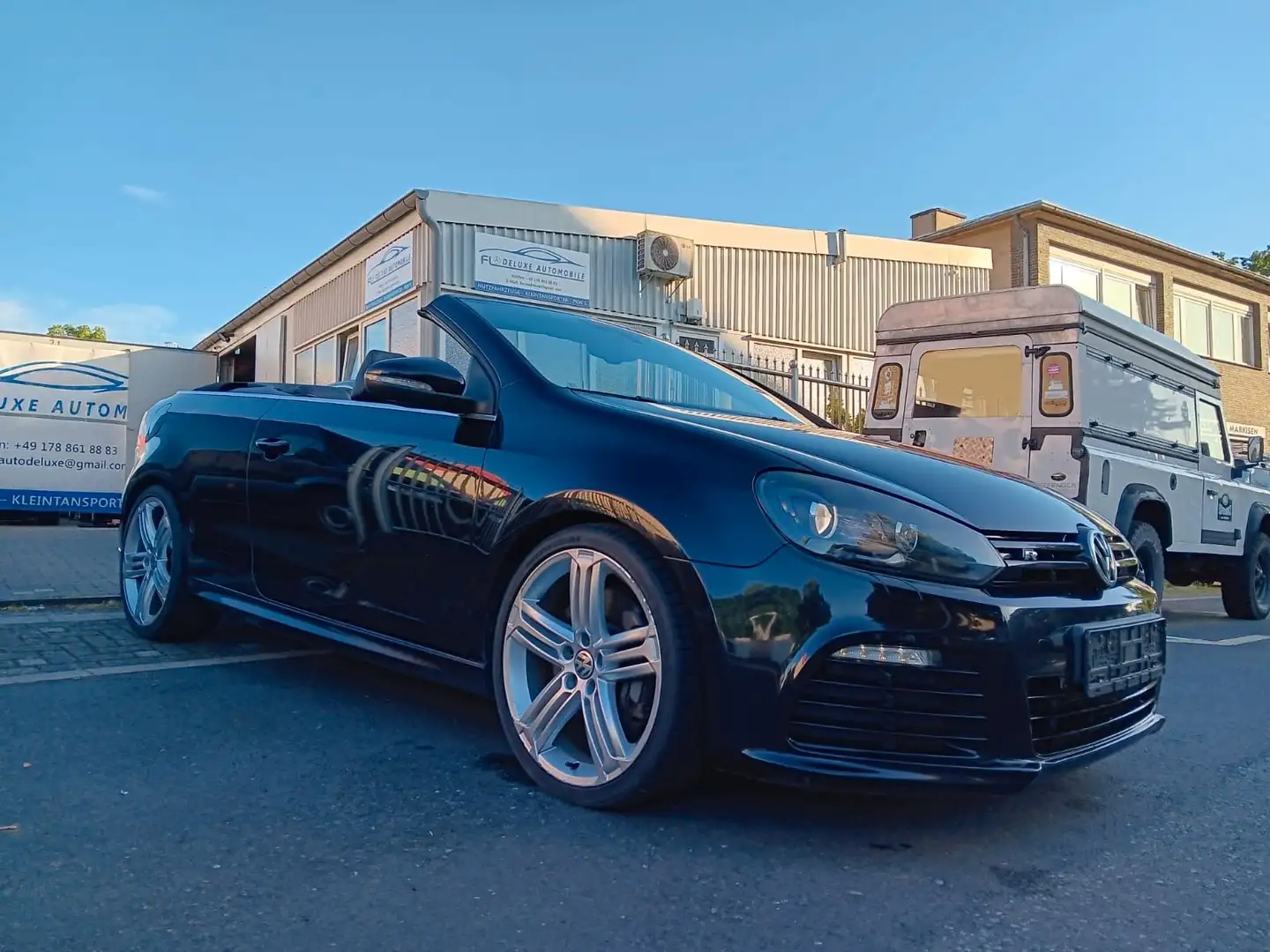 Volkswagen Golf GOLF CABRIO 2.0 TSI R DSG NO GTi VOLL NAVI CAM Zwart - 1