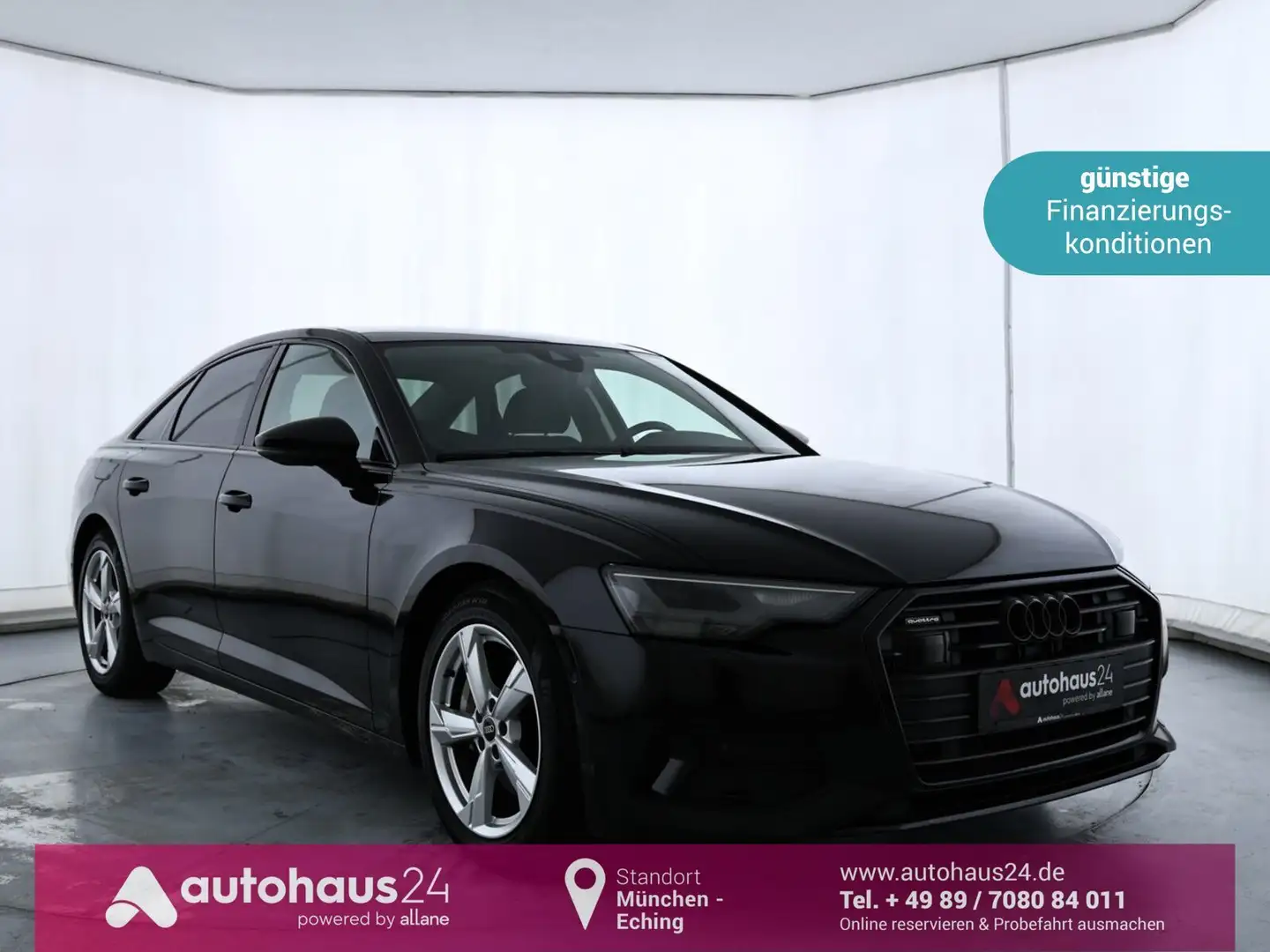 Audi A6 45 3.0 TDI quattro LED|Navi|Pano|AHK|Kamera Czarny - 1