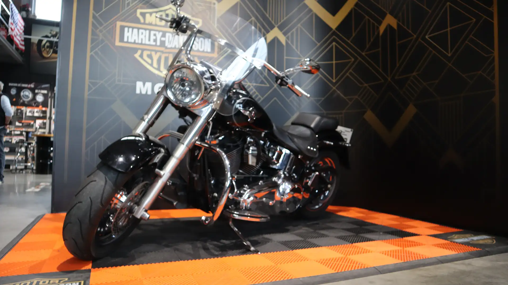 Harley-Davidson Fat Boy Zwart - 1