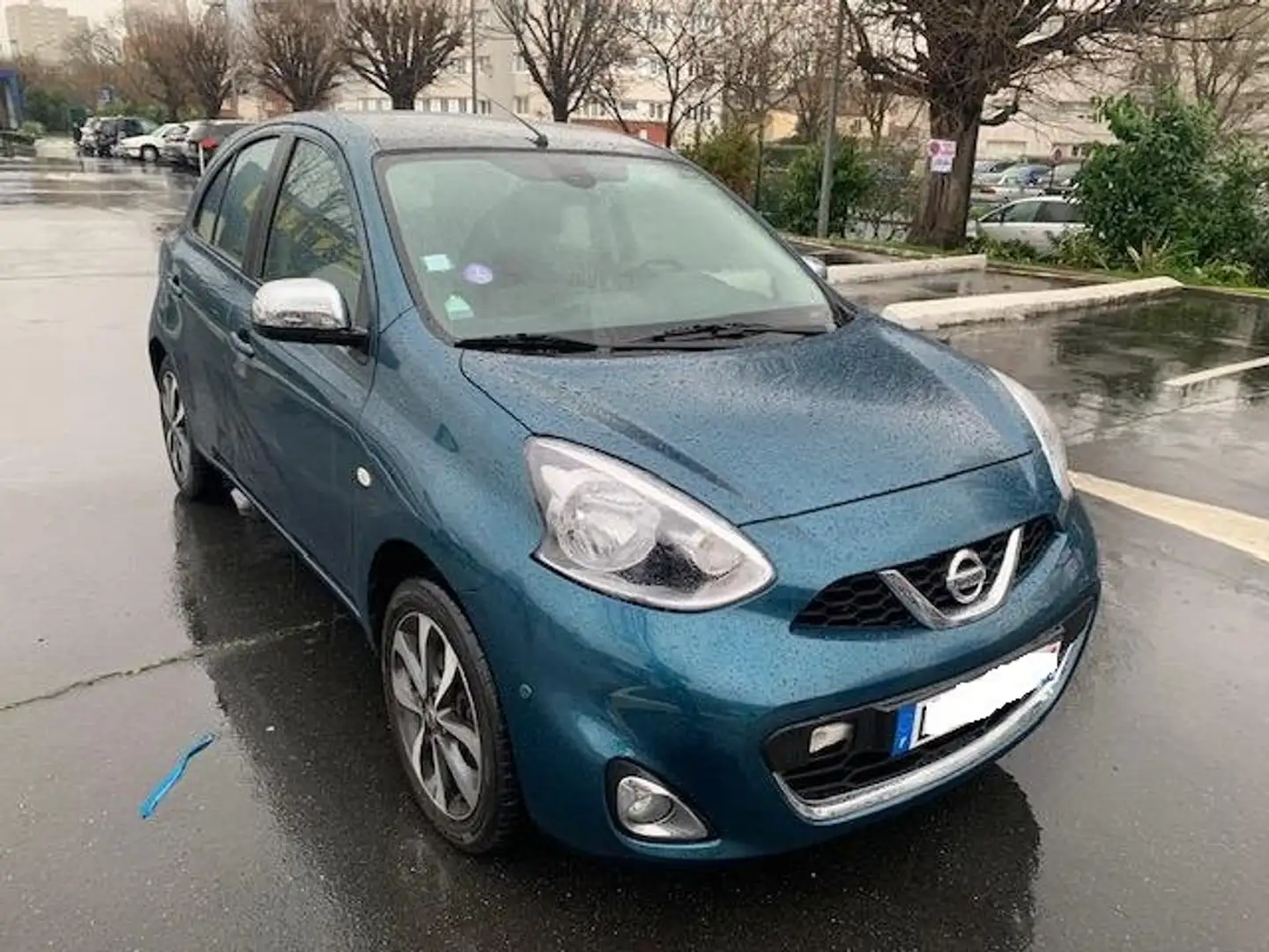 Nissan Micra 1.2 - 80 Connect Edition Bleu - 2