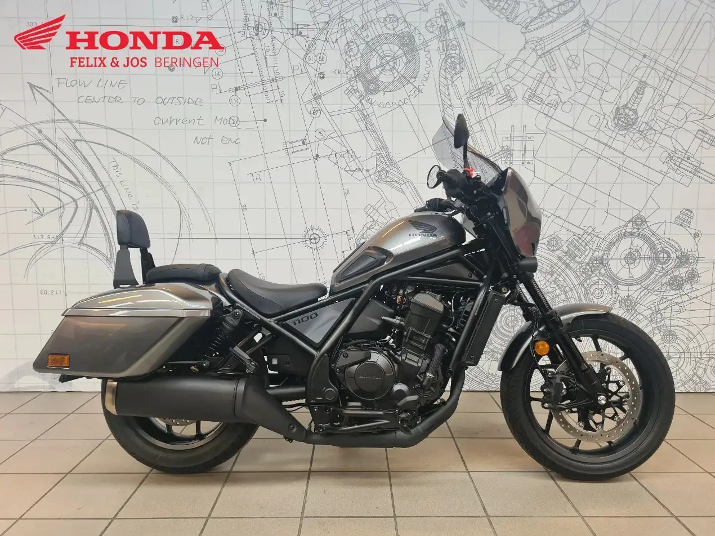 Honda CMX 1100 T Rebel Tour Gris - 1