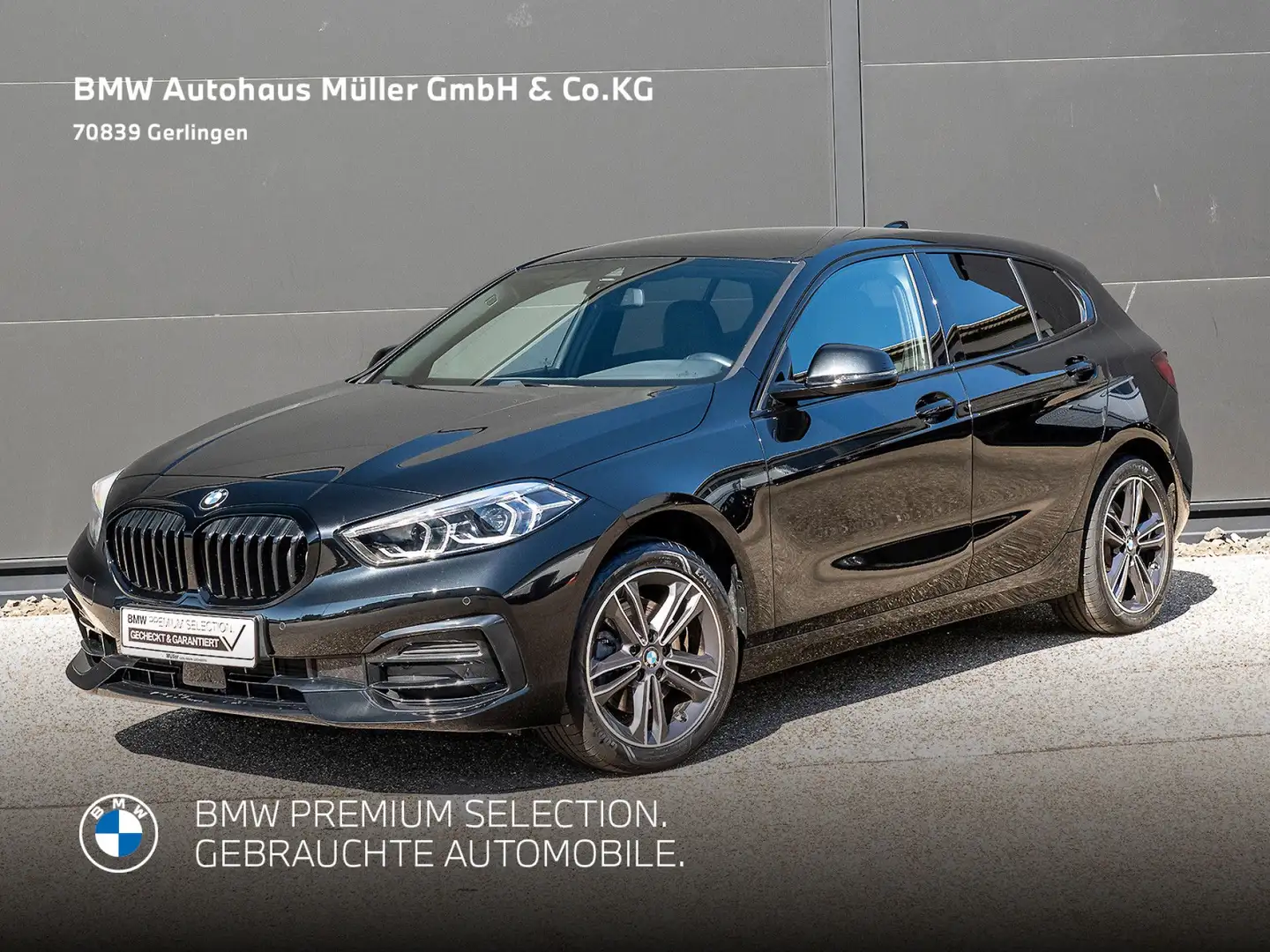 BMW 118 iA 5-Türer SportLine Einparkhilfe DAB Navi LED Negro - 2