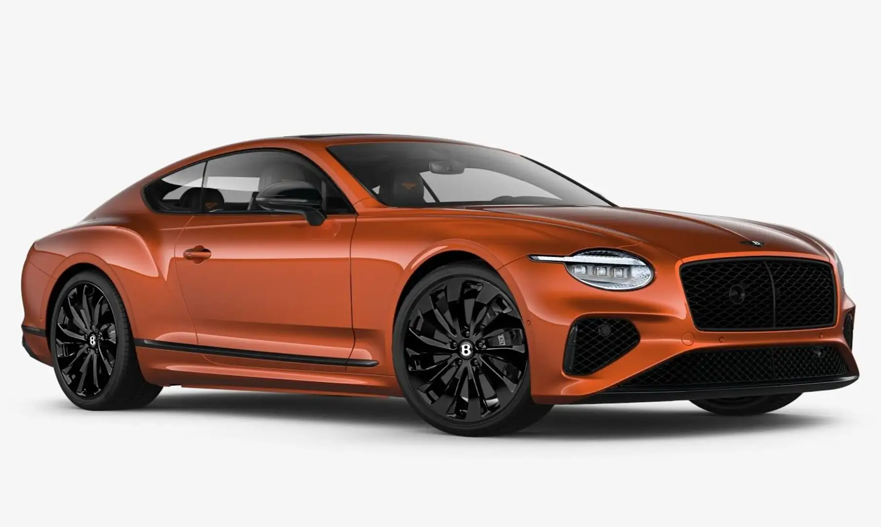 Bentley Continental GT Blackline Arancione - 1
