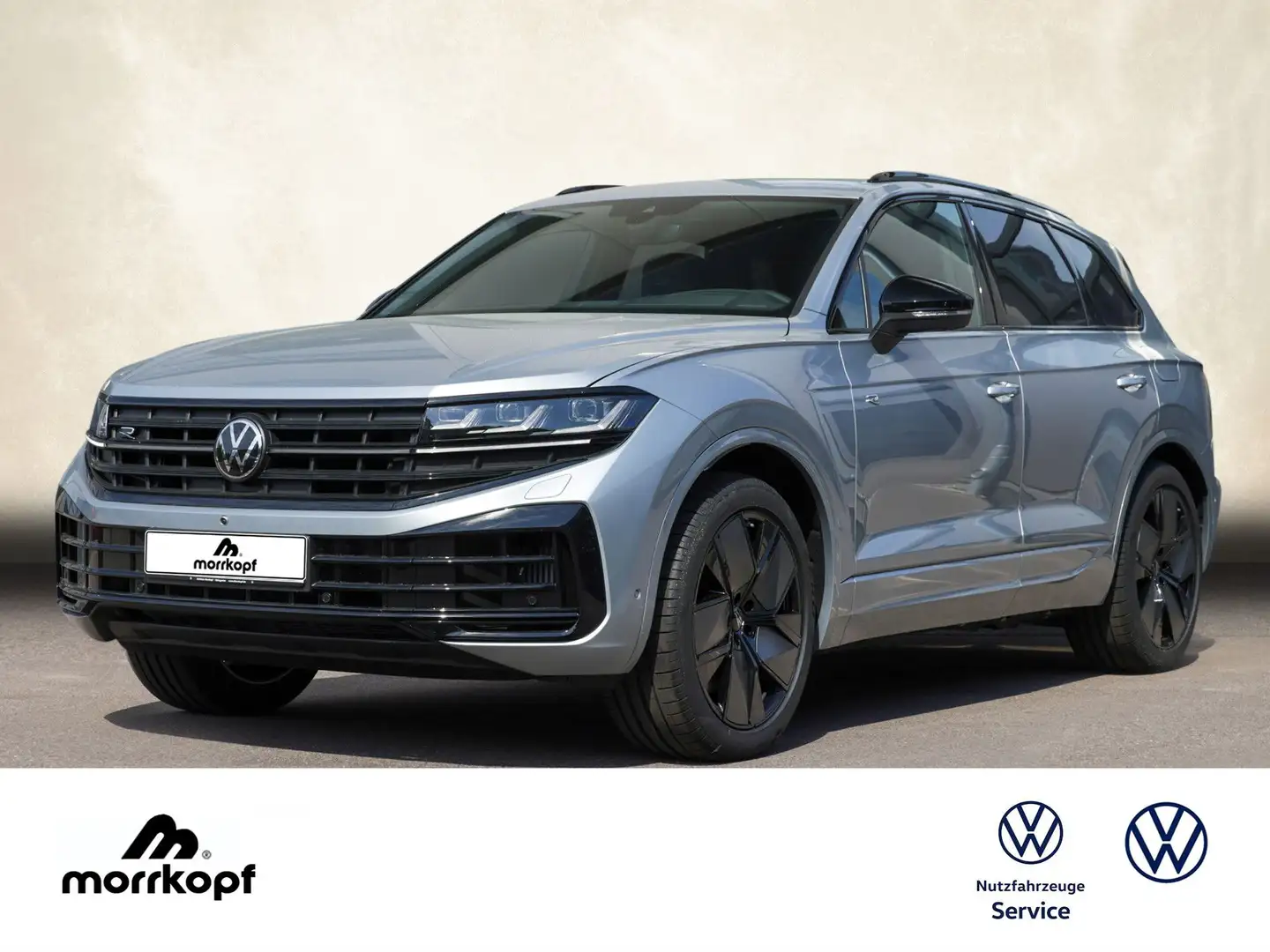 Volkswagen Touareg R Plug-In +0,5 DIENSTWAGENSTEUER+ Navi LED Argent - 1