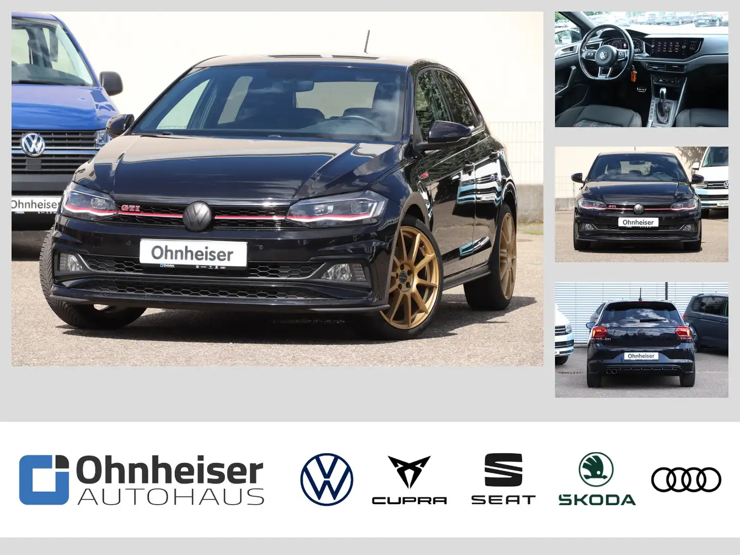 Volkswagen Polo GTI 2.0 TSI DSG ACC*LED*NAV*SHZ*dig.Cockpit N Negru - 1