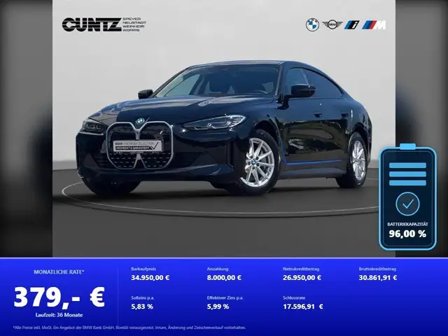 2023 BMW I4 in Black for sale