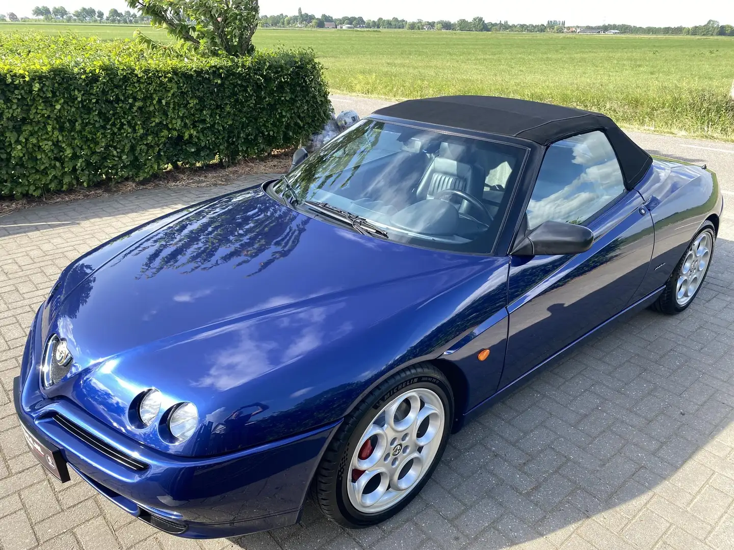 Alfa Romeo Spider 3.0-24V V6 L 3.0 V6 24V - 220 PK  Blu Lightning!! - 1