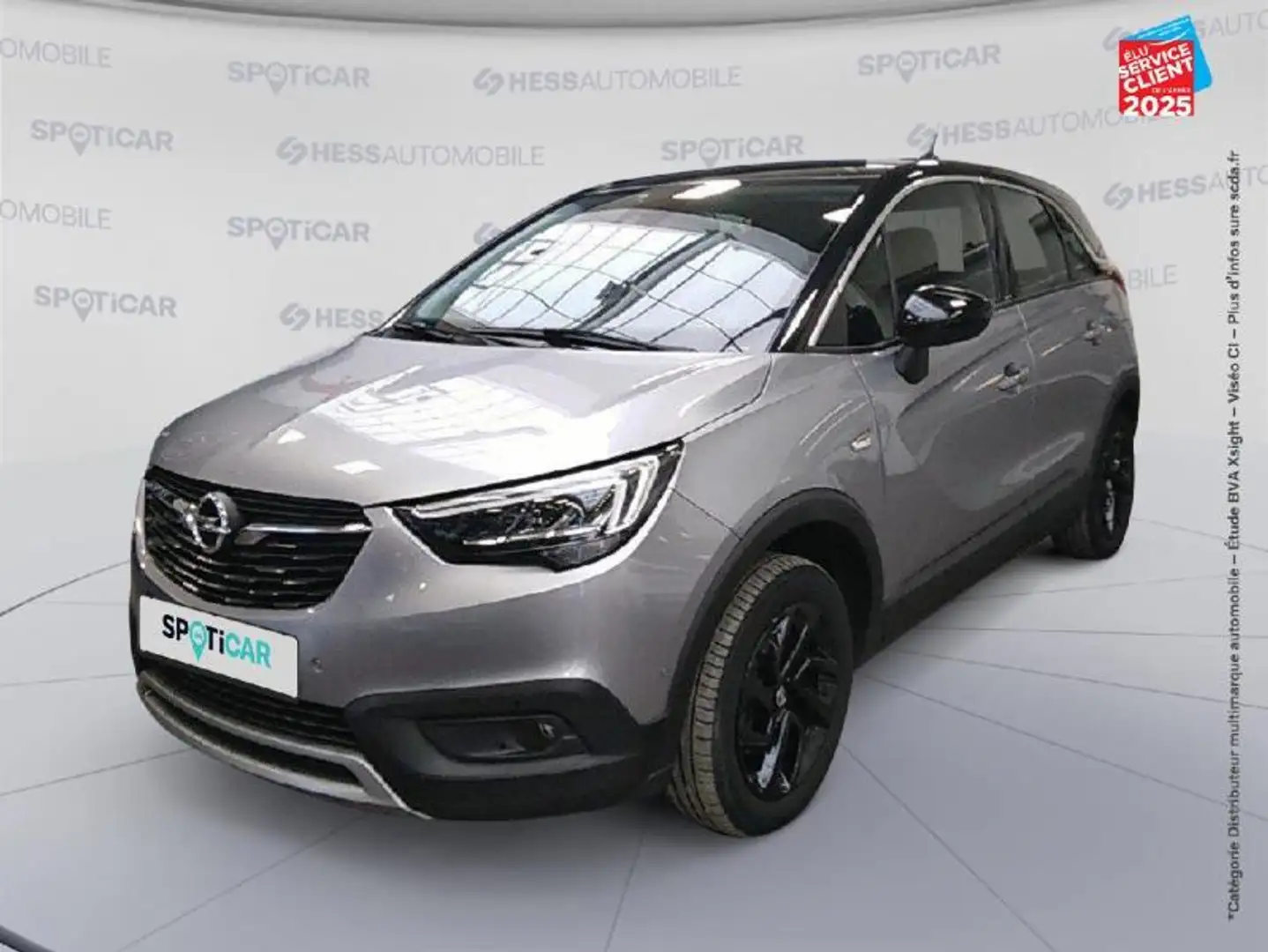 Opel Crossland X 1.2 Turbo 130ch Opel 2020 Euro 6d-T GPS Camera Car Grigio - 1
