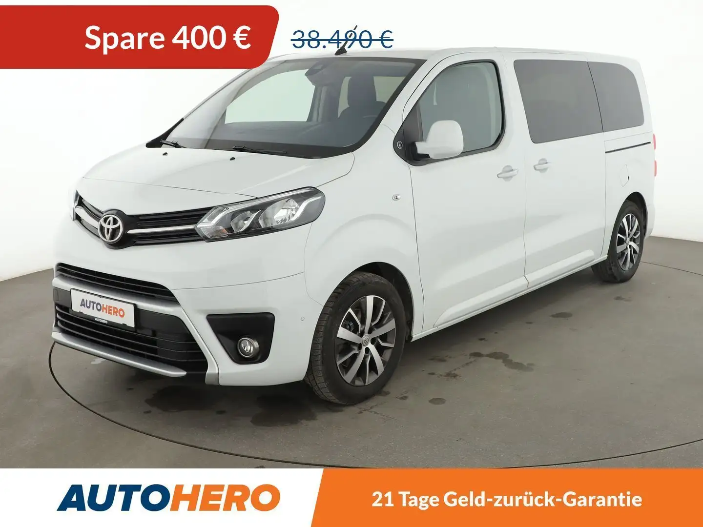 Toyota Proace 2.0 D-4D L1 Team D Aut.*NAVI*360*HUD*SHZ* Weiß - 1