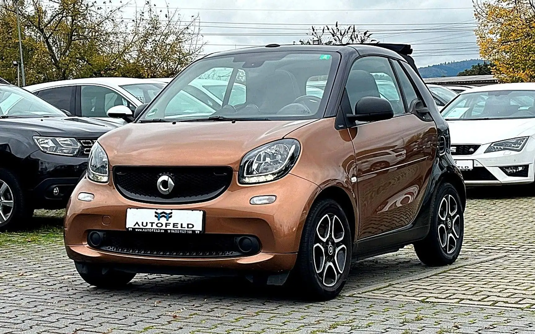 smart forTwo Passion cabrio  66 kW/VOLLSHEFT/SHZ Braun - 1