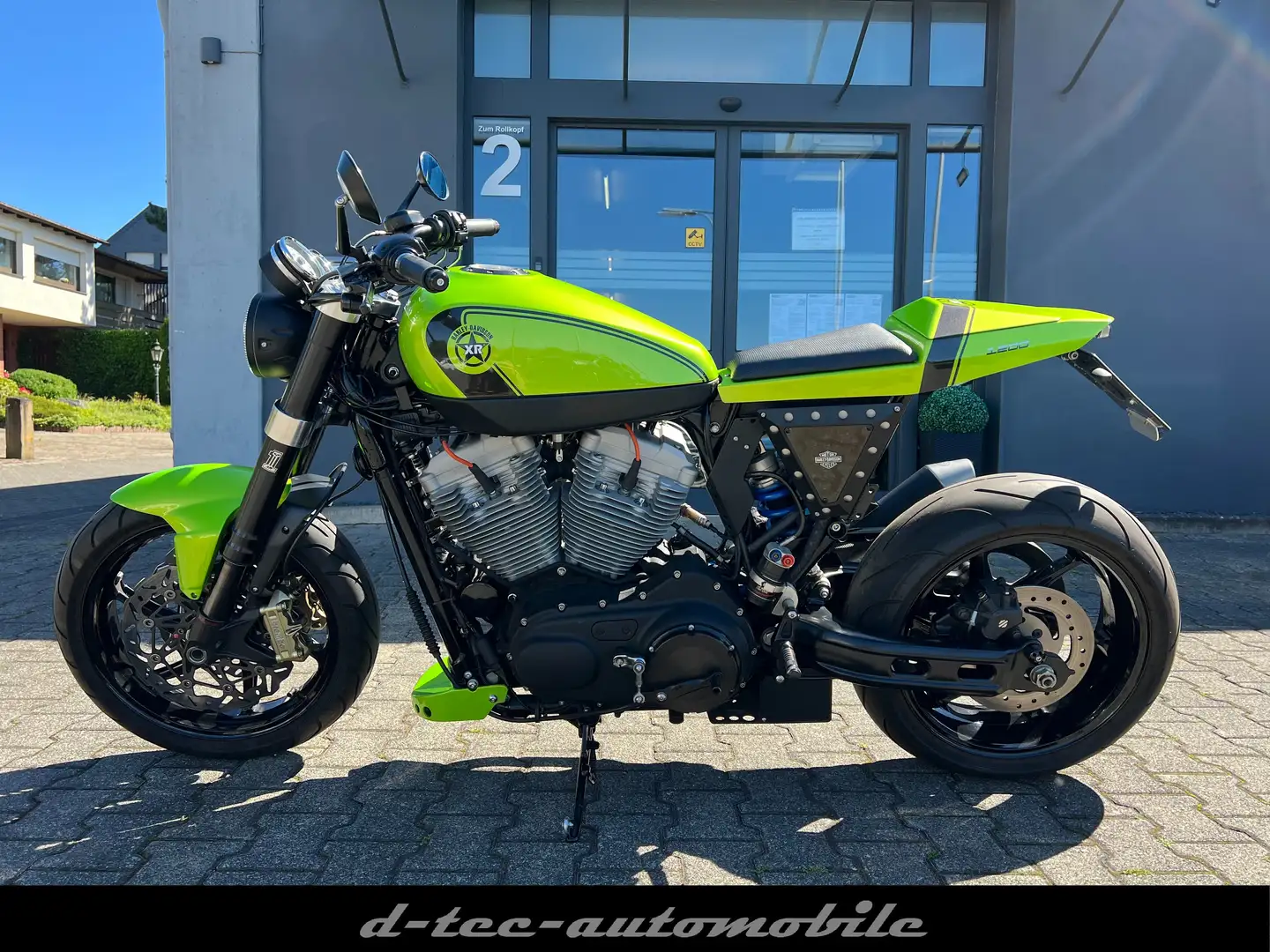 Harley-Davidson XR 1200 Sportster*Custom*1 of 1*UNIKAT*Dream Machines Зелений - 1