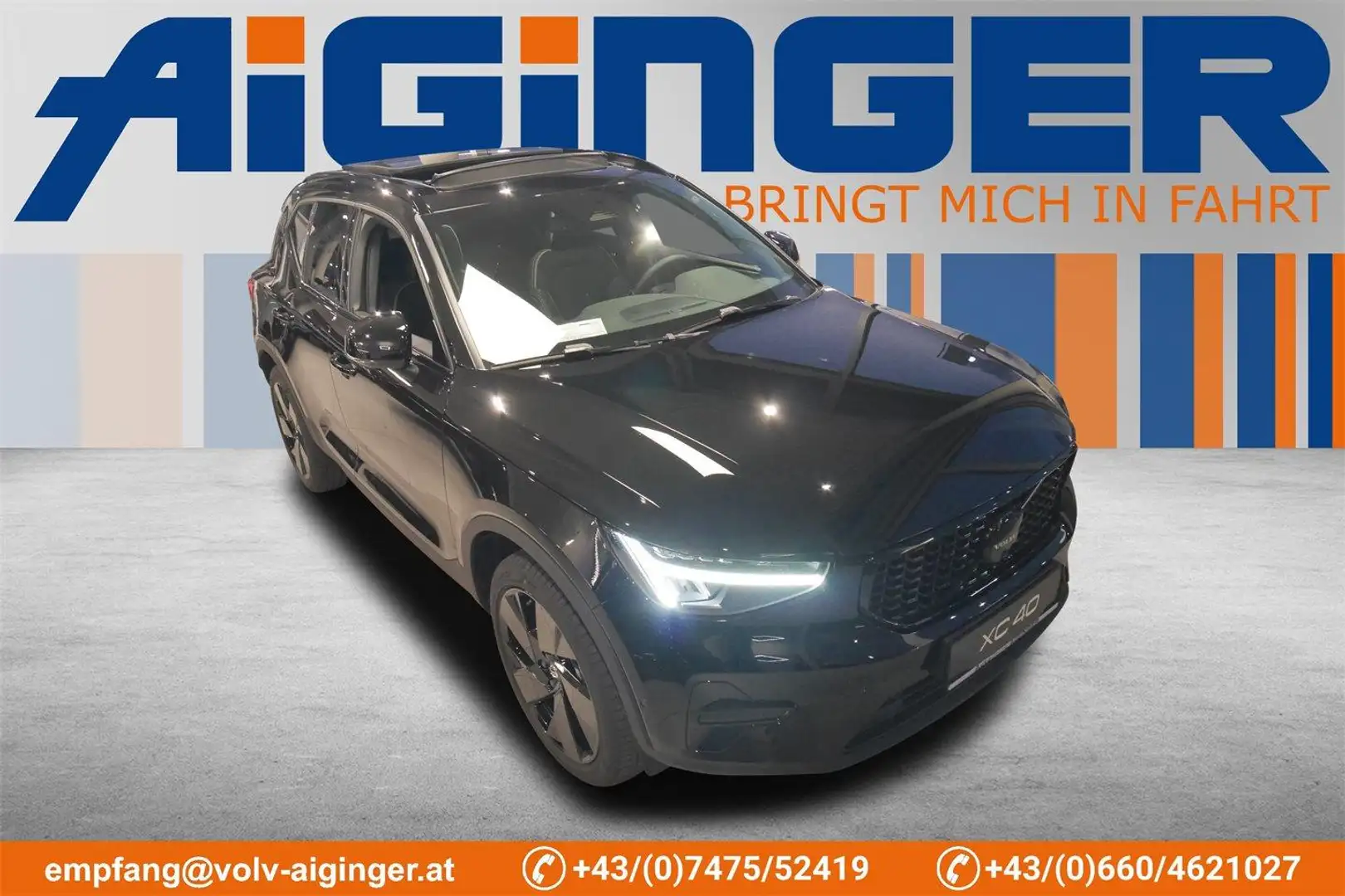 Volvo XC40 B3 Plus Black Edition Schwarz - 1