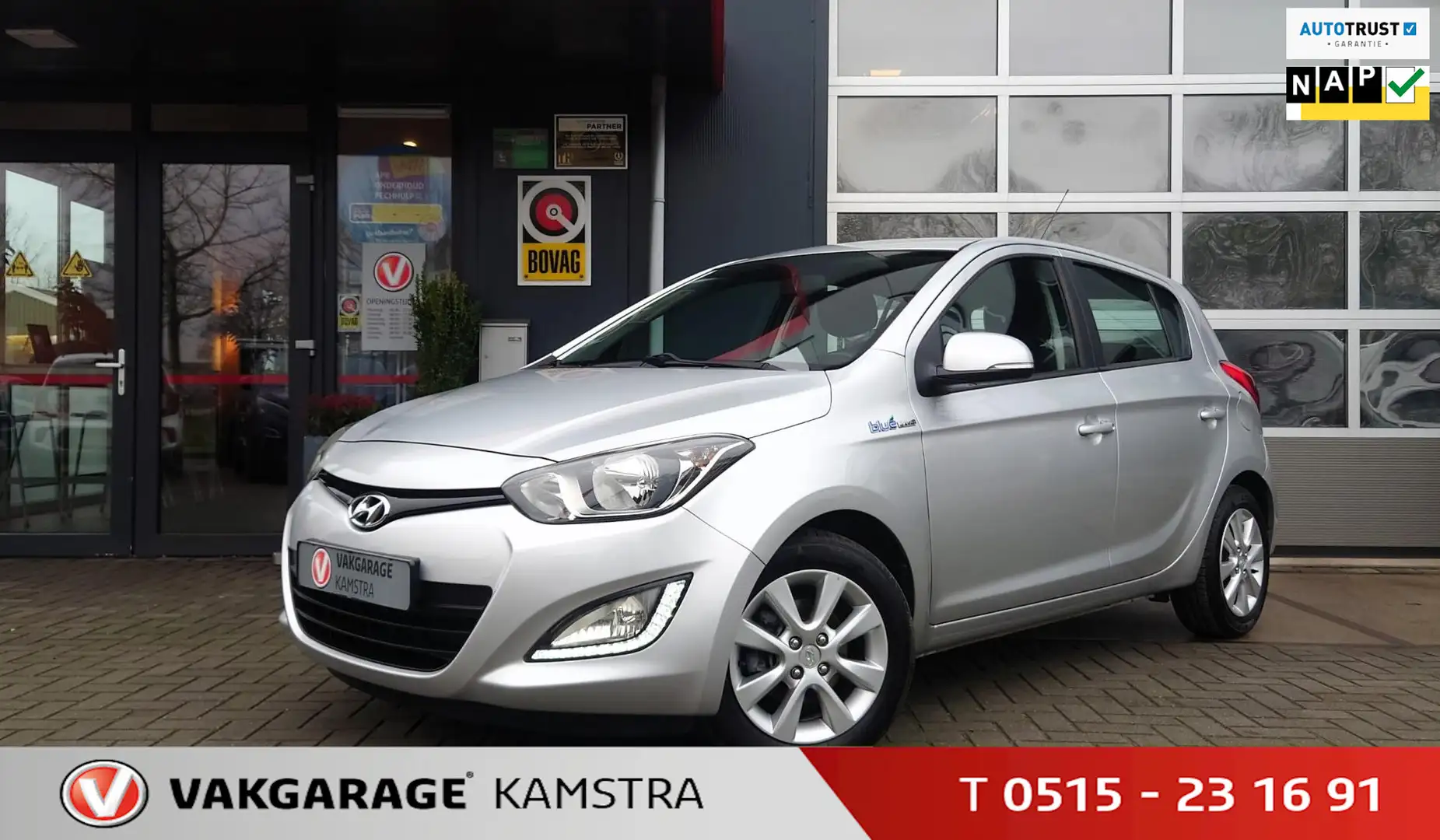 Hyundai i20 1.2i i-Deal 5-deurs NAP/Airco/Bluetooth/Goed OH Grau - 1