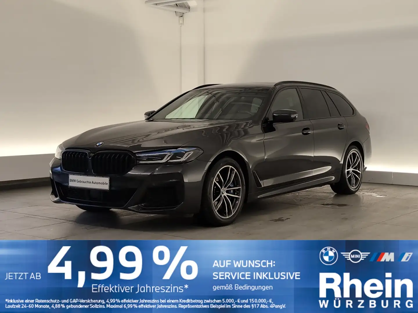 BMW 540 d xDrive Touring M Sportpaket Navi/Laser/360° Navi Grau - 1
