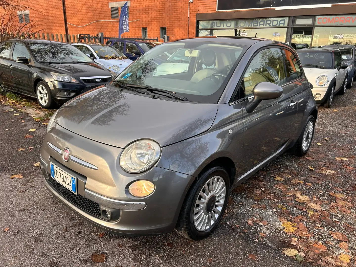 Fiat 500 500 III 1.3 mjt 16v Lounge 75cv Gris - 1