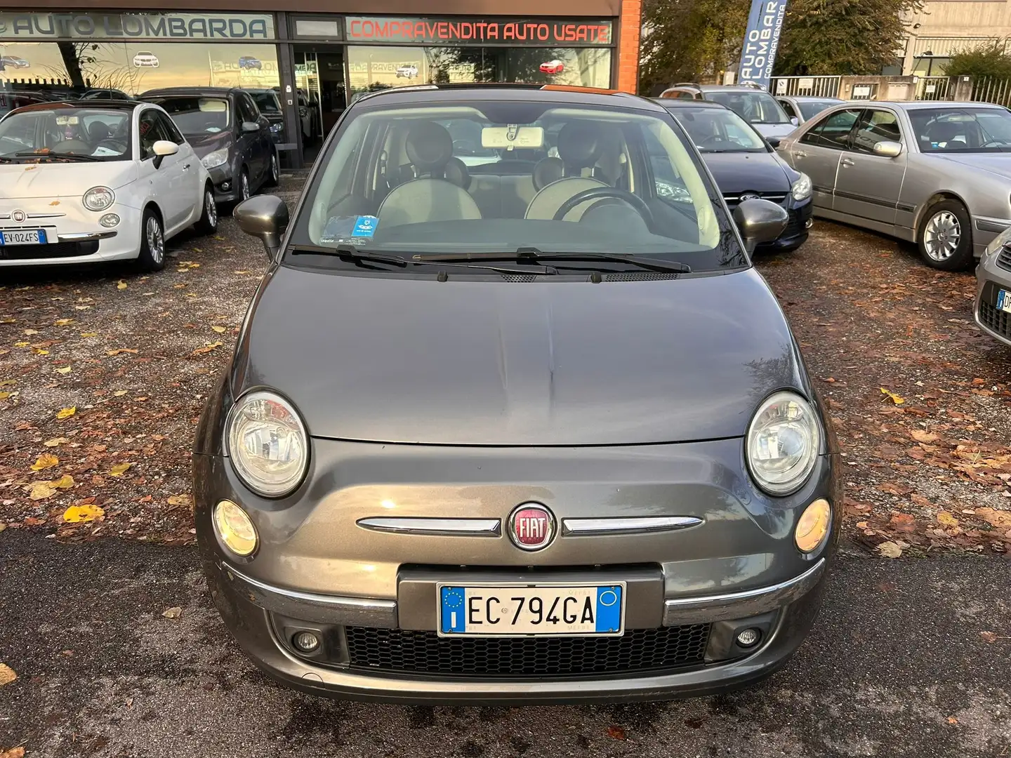 Fiat 500 500 III 1.3 mjt 16v Lounge 75cv Gris - 2