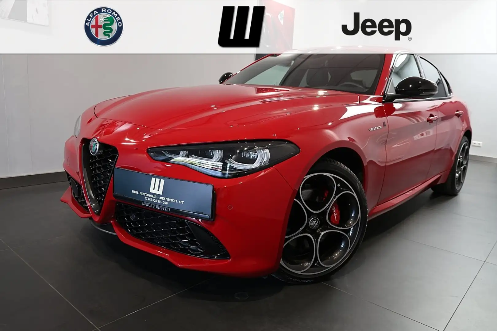 Alfa Romeo Giulia Veloce 2,0 16V 280 AT8 Q4 Rouge - 1