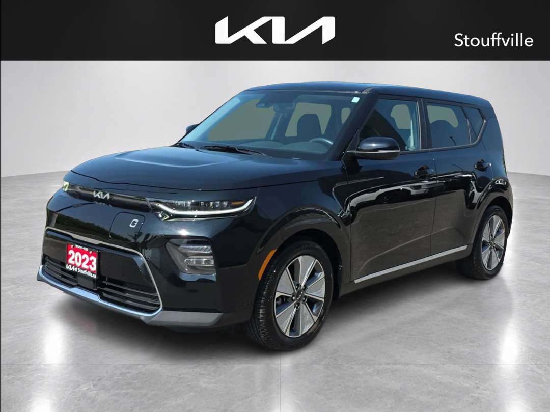 Gray 2023 Kia Soul EV Wagon 1-Speed Automatic