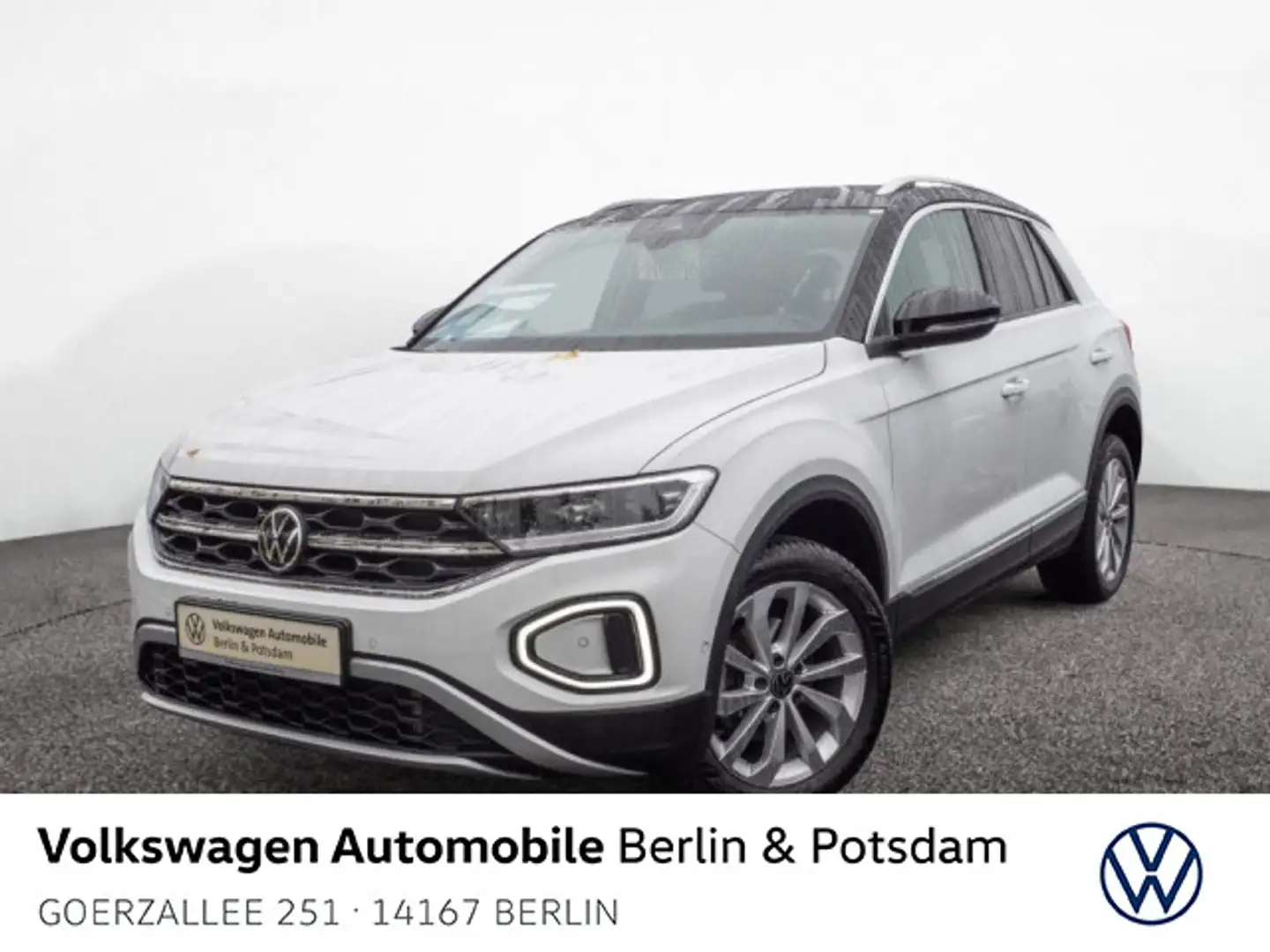 Volkswagen T-Roc 1.5 TSI DSG Style Navi AHK LED PDC SHZ Weiß - 1