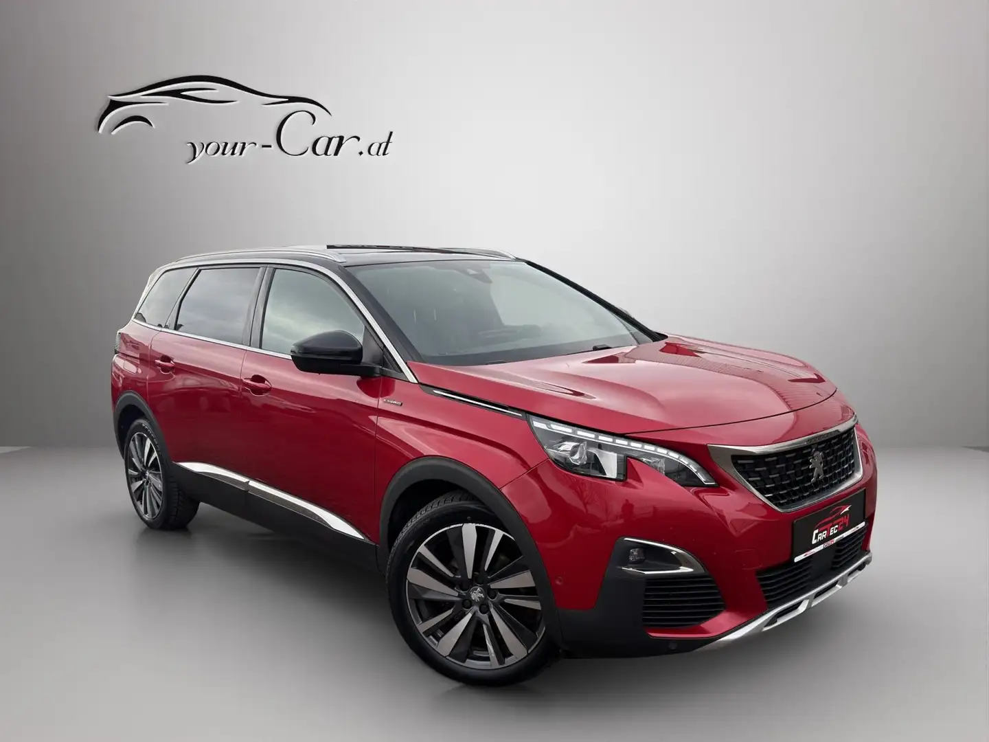 Peugeot 5008 1,5 BlueHDI 130 EAT8 GT-Line Aut. *7-Sitzer, VOLL* Rot - 1