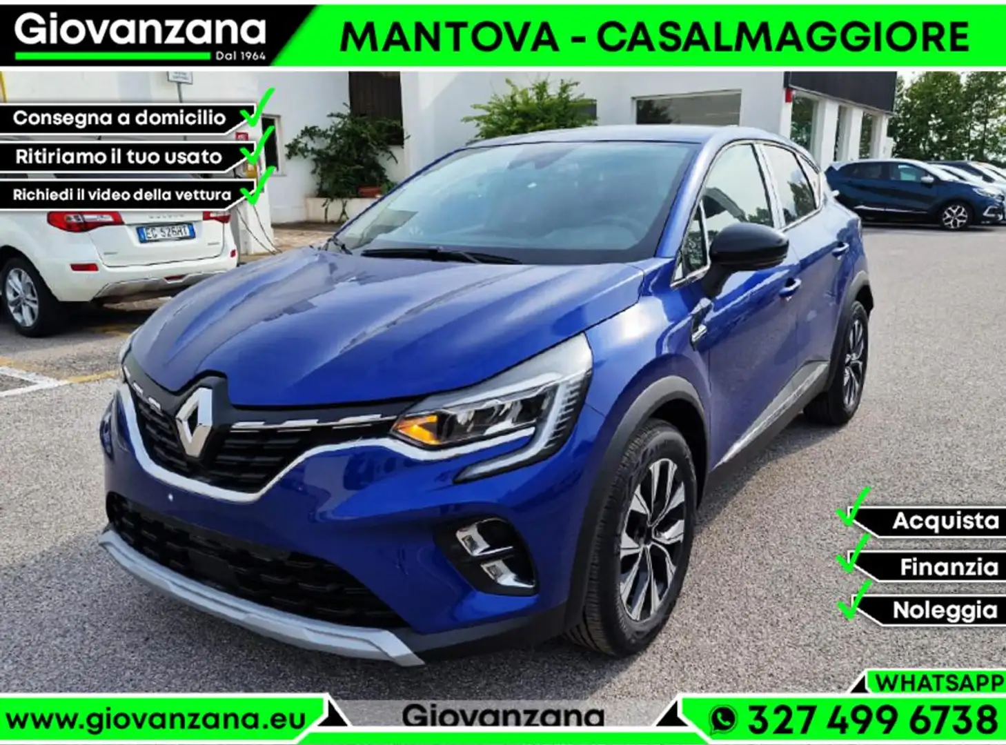Renault Captur 1.3 mild hybrid Techno AUTO 140cv Blu/Azzurro - 1